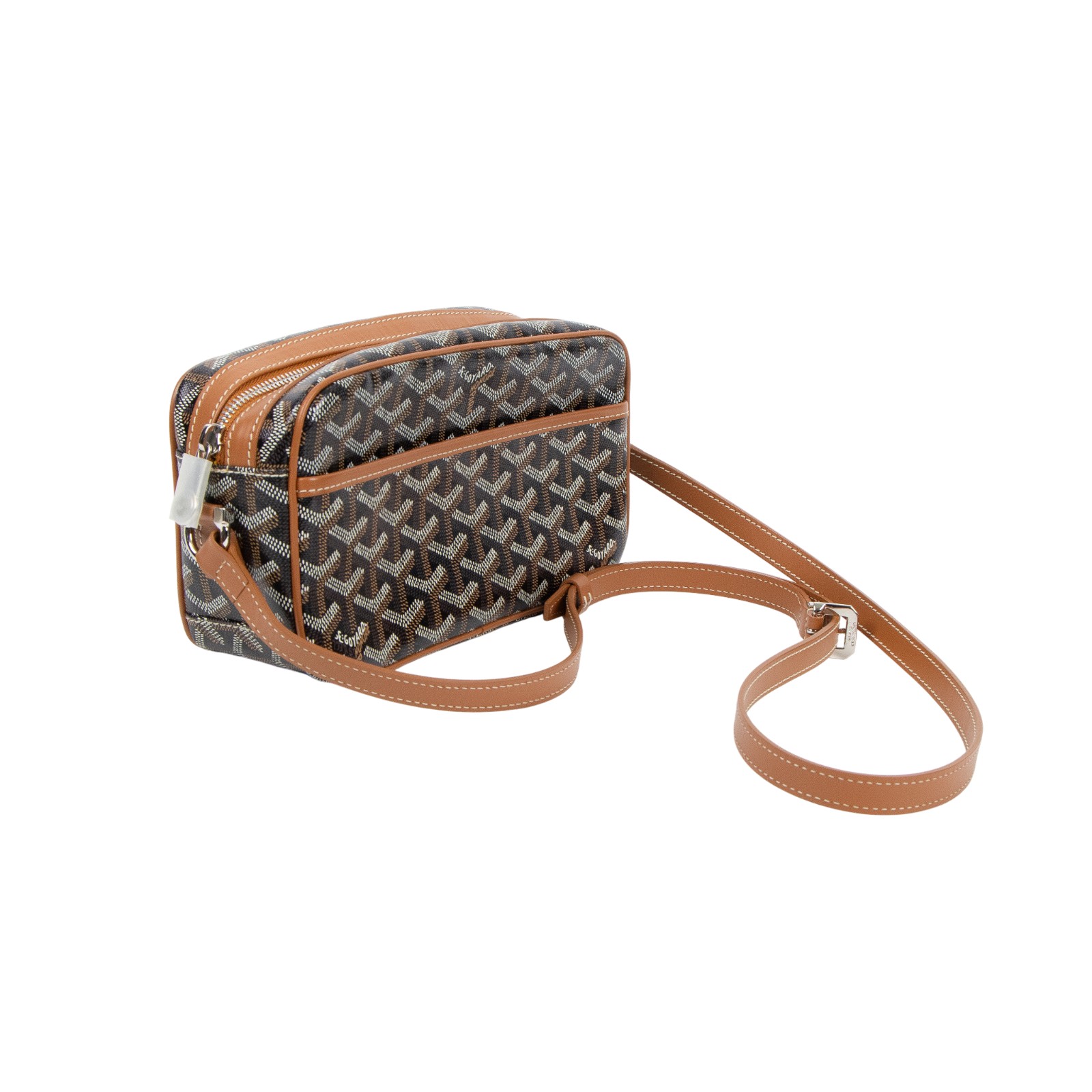 高雅德 GOYARD Cap-Vert PM Bag 肩背 斜背包 CAPVE2PMLTY 焦糖CAP-VERT PM 防塵袋