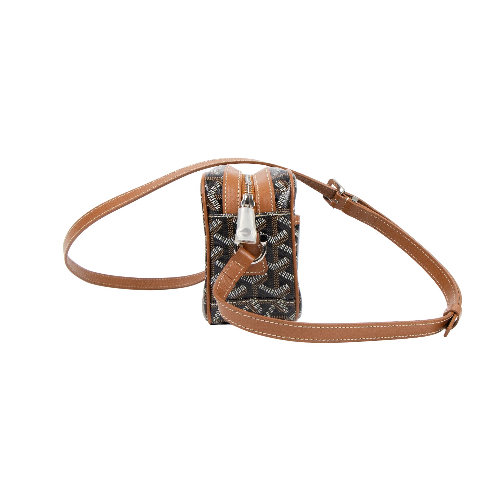 高雅德 GOYARD Cap-Vert PM Bag 肩背 斜背包 CAPVE2PMLTY 焦糖CAP-VERT PM 防塵袋