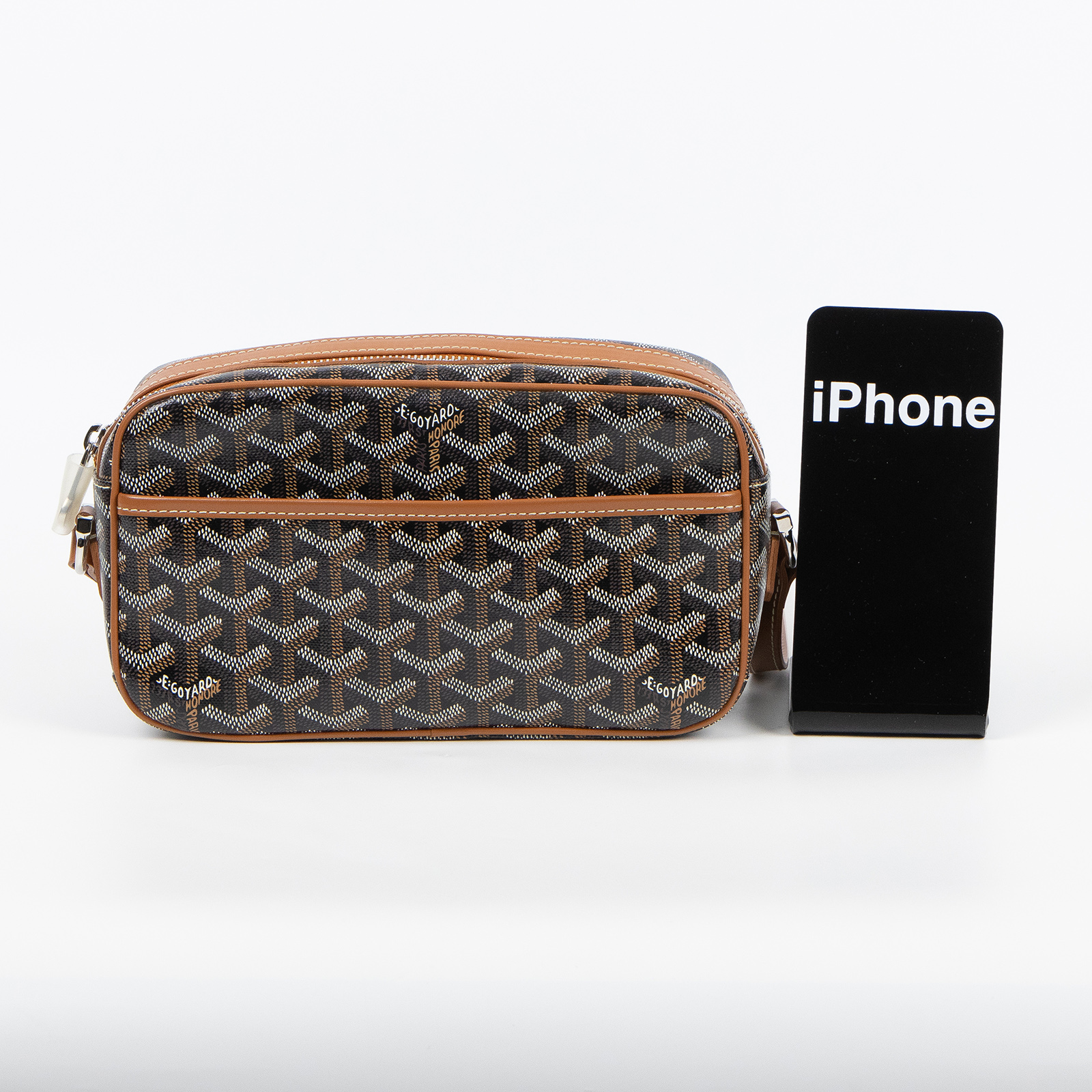 高雅德 GOYARD Cap-Vert PM Bag 肩背 斜背包 CAPVE2PMLTY 焦糖CAP-VERT PM 防塵袋