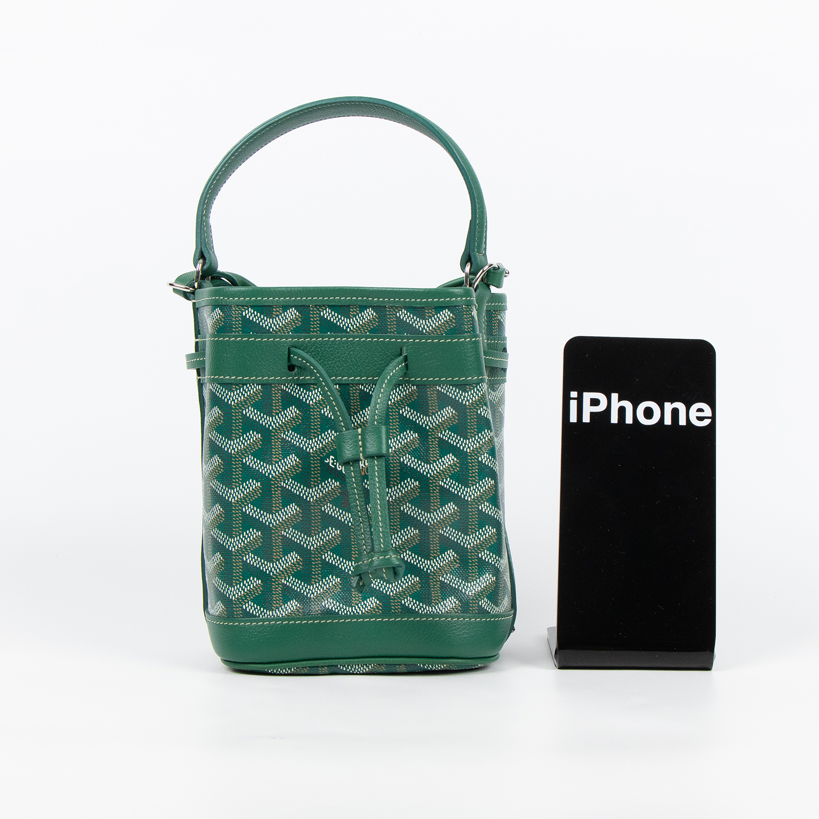 高雅德 GOYARD Petit Flot Bucket Mini Bag 水桶包 PEFLOTMINTY  防塵袋/香港購買證明