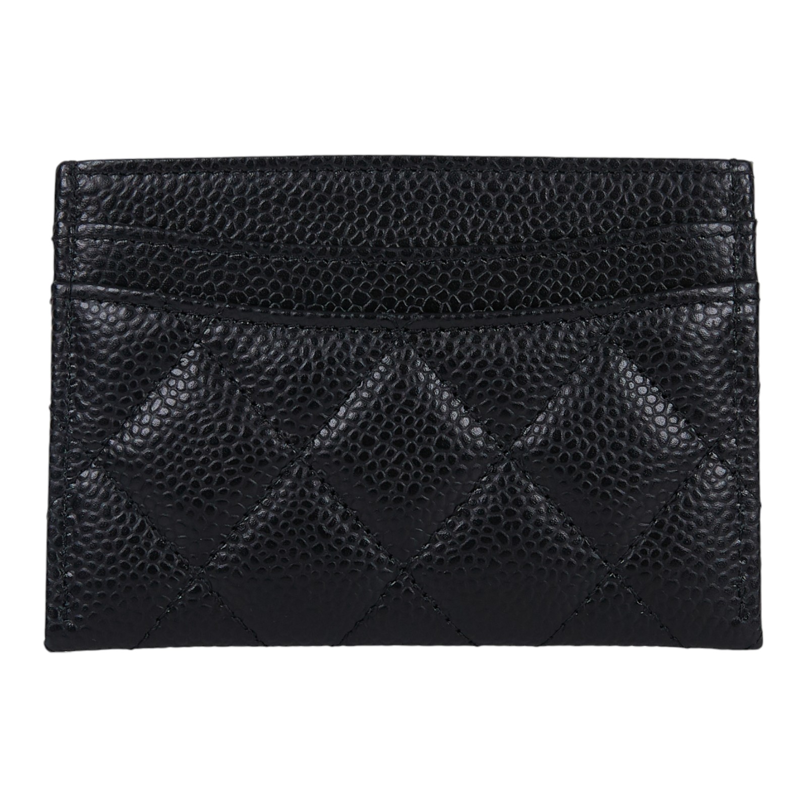 香奈兒 CHANEL CC LOGO 經典卡片夾 AP0213 晶片款 黑荔枝卡夾 防塵袋/原廠盒子