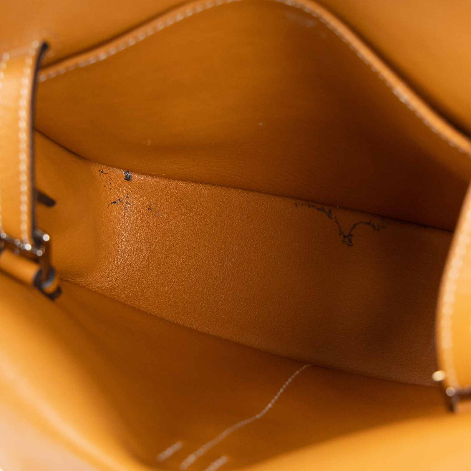 愛馬仕 Hermes Halzan Mini 手提 肩背 斜背包 銀色五金 太妃糖色 H069523CKAU /TOFFEE/SWIFT  原廠盒子/國外購買證明