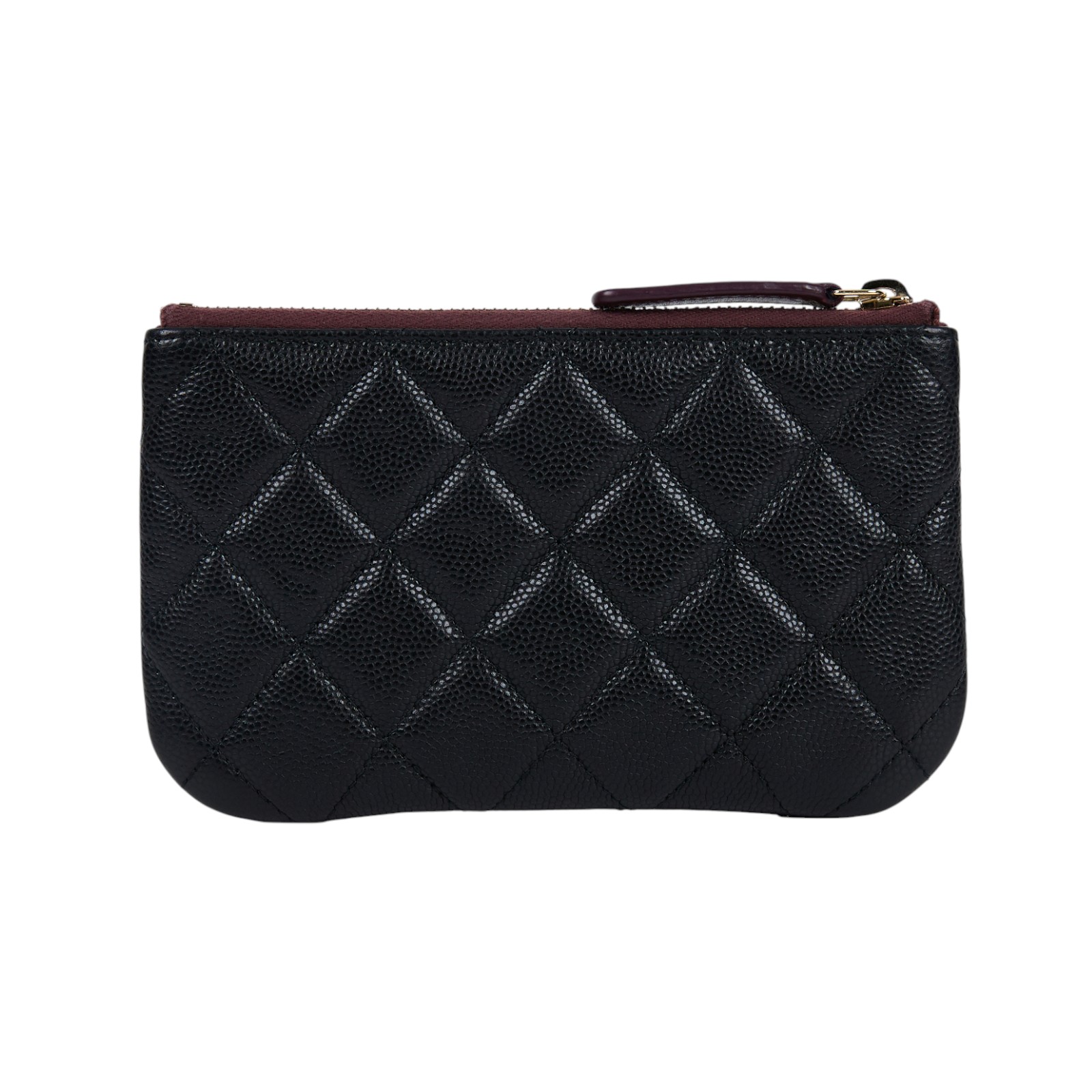 香奈兒 CHANEL 經典 拉鍊 隨身包 小型 AP4020 晶片款 黑金荔枝一字拉 原廠盒子/防塵袋