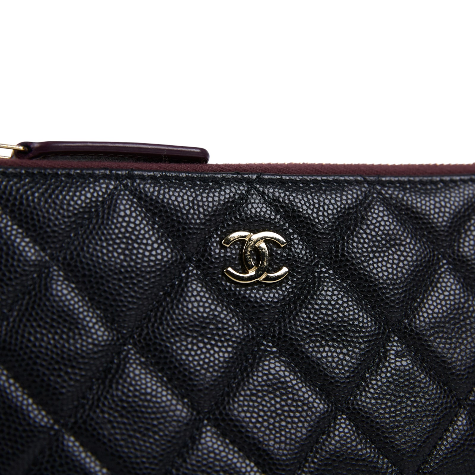 香奈兒 CHANEL 經典 拉鍊 隨身包 小型 AP4020 晶片款 黑金荔枝一字拉 原廠盒子/防塵袋