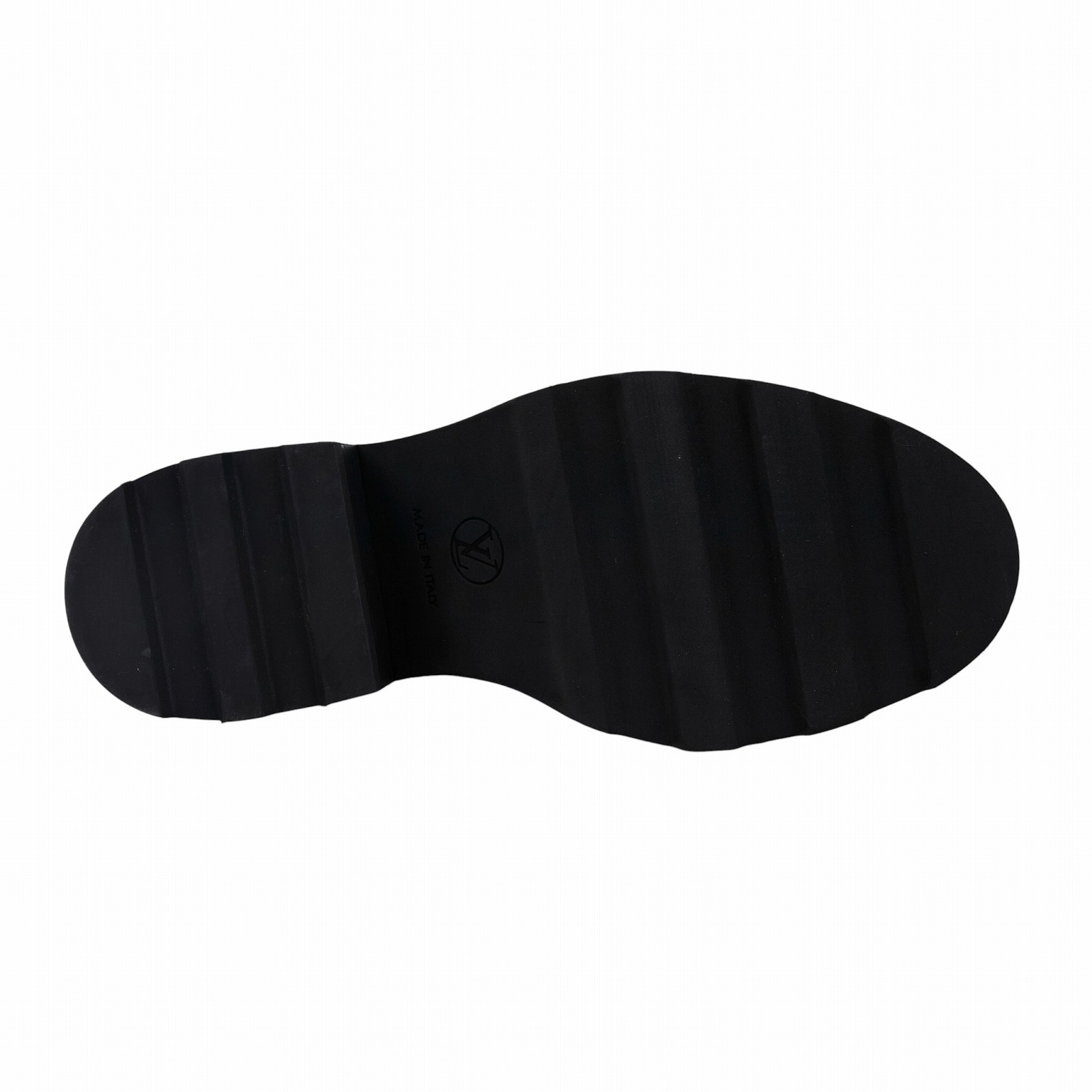 路易威登 LOUIS VUITTON Beaubourg 短靴  黑素面皮革短靴 #37.5 無附屬品