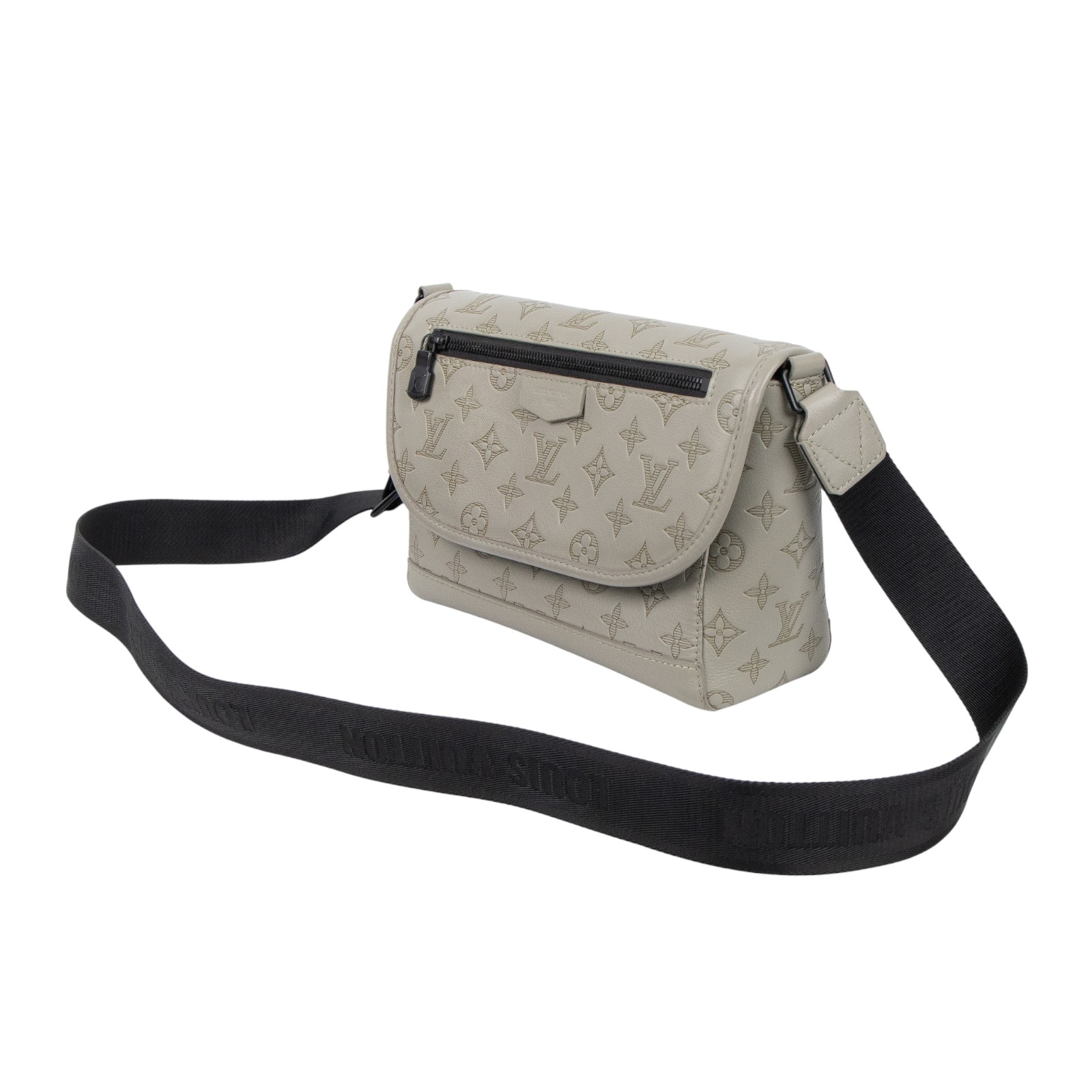 路易威登 LOUIS VUITTON Pulse Messenger 郵差包 斜背包 M14912 晶片款 褐色Pulse Messenger 購買證明影本