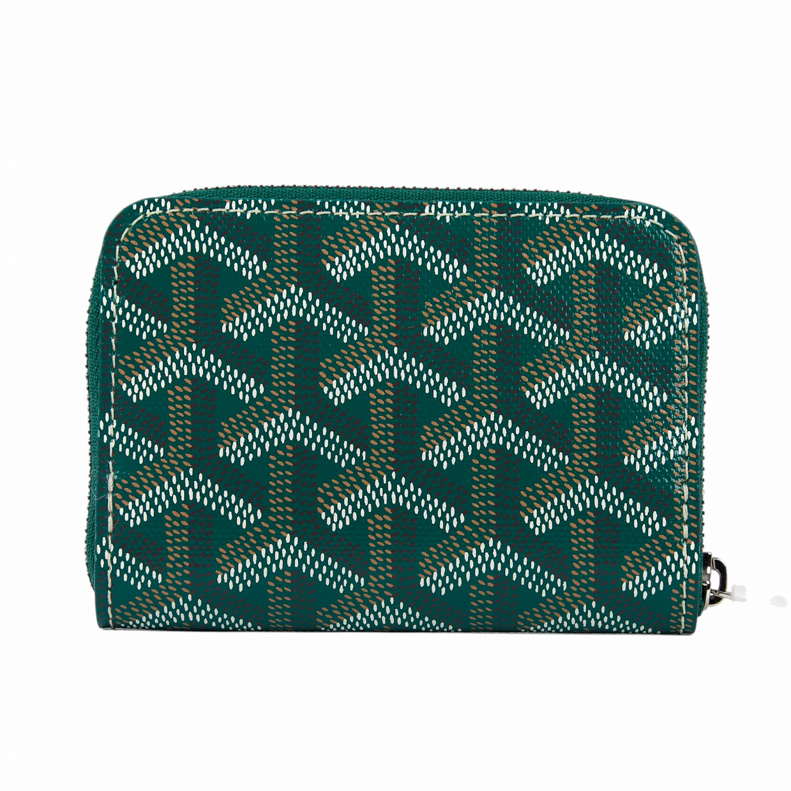 高雅德 GOYARD Matignon Mini Wallet 錢包 拉鍊 短夾 MATIGNMINTY 綠拉鍊零錢包 原廠盒子/購買證明