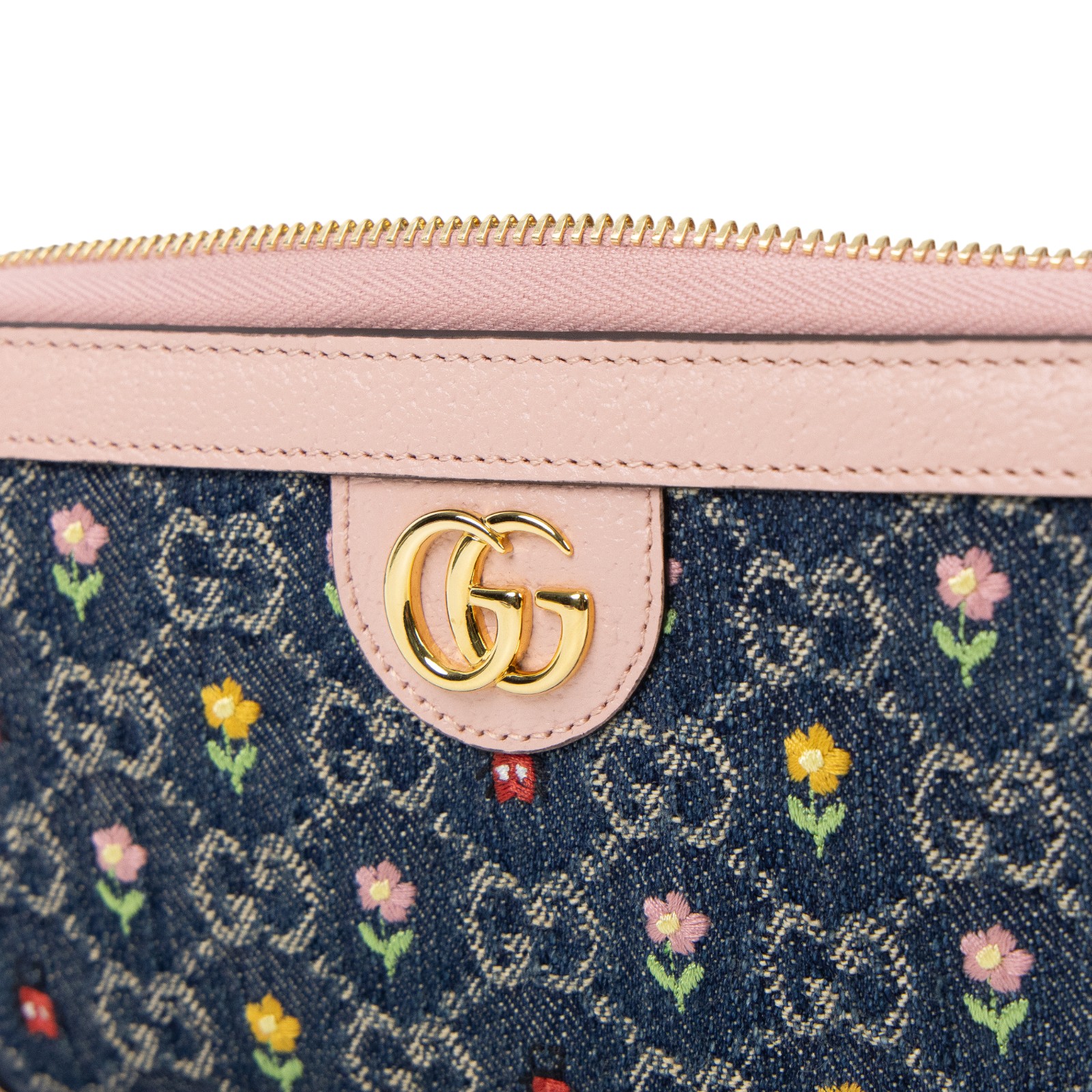 古馳 GUCCI GG Marmont 長夾 錢包 523154 2KQRJ 單寧粉邊Ophidia長夾 原廠盒子/防塵袋