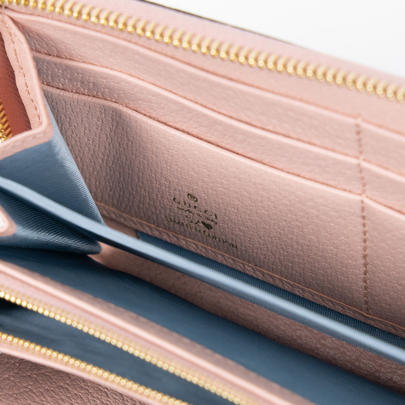 古馳 GUCCI GG Marmont 長夾 錢包 523154 2KQRJ 單寧粉邊Ophidia長夾 原廠盒子/防塵袋