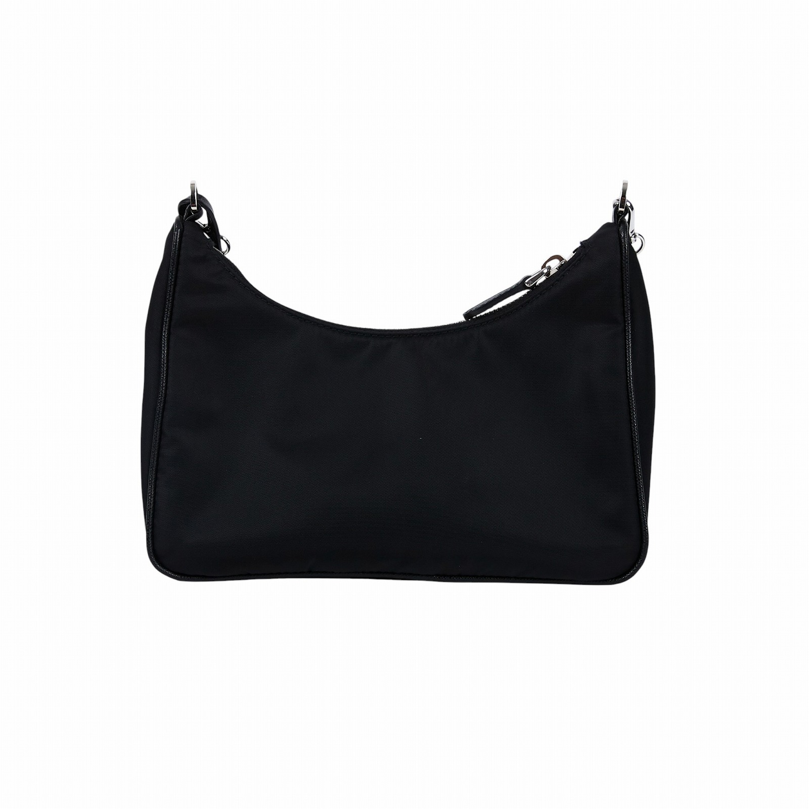 普拉達 PRADA Re-Edition 2005 Re-Nylon 手袋 1BH204_R064 黑銀三合一尼龍肩背包 無附屬品