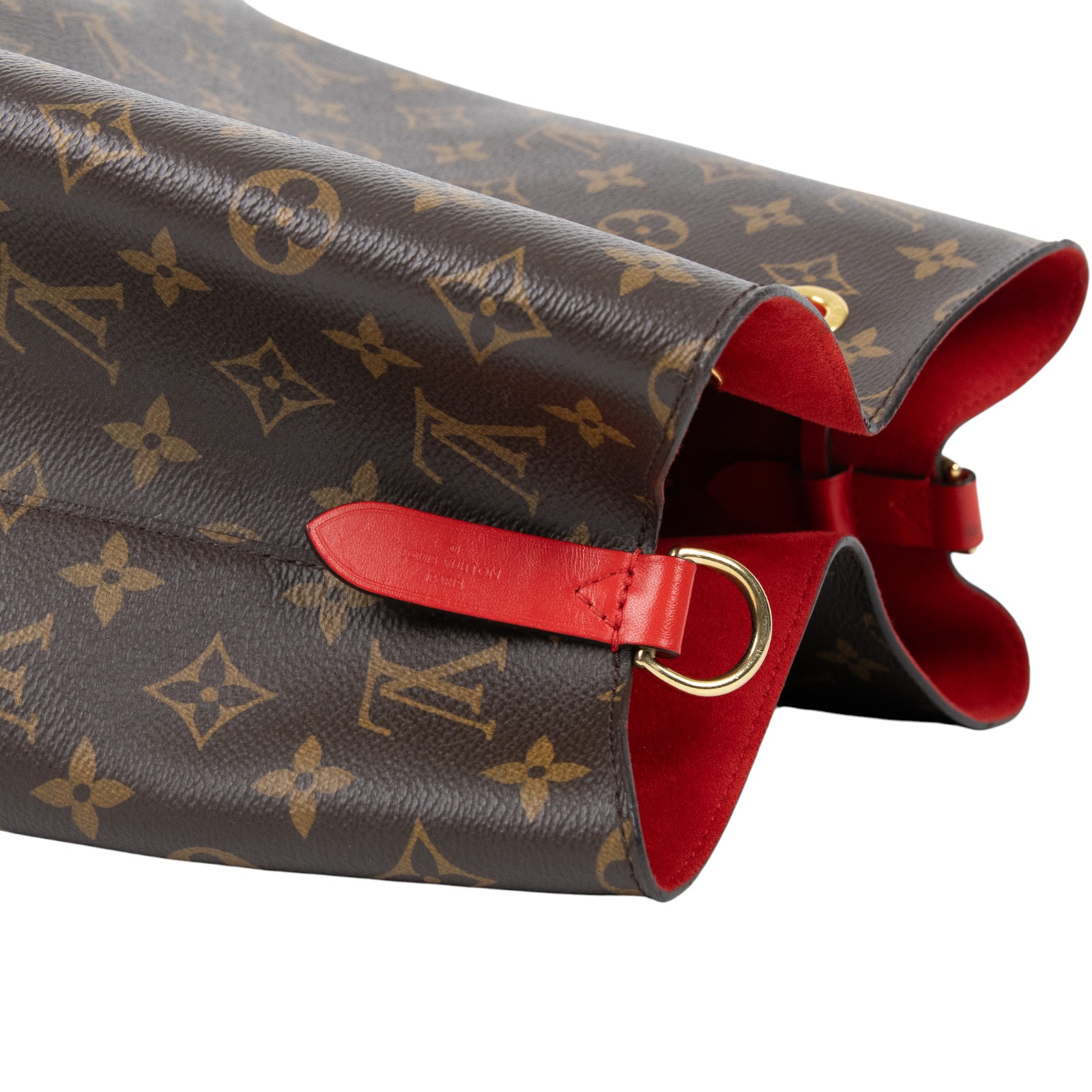 路易威登 LOUIS VUITTON NéoNoé MM 經典帆布 肩背 水桶包 紅色 M44021 紅NEO NOE水桶包 無附屬品