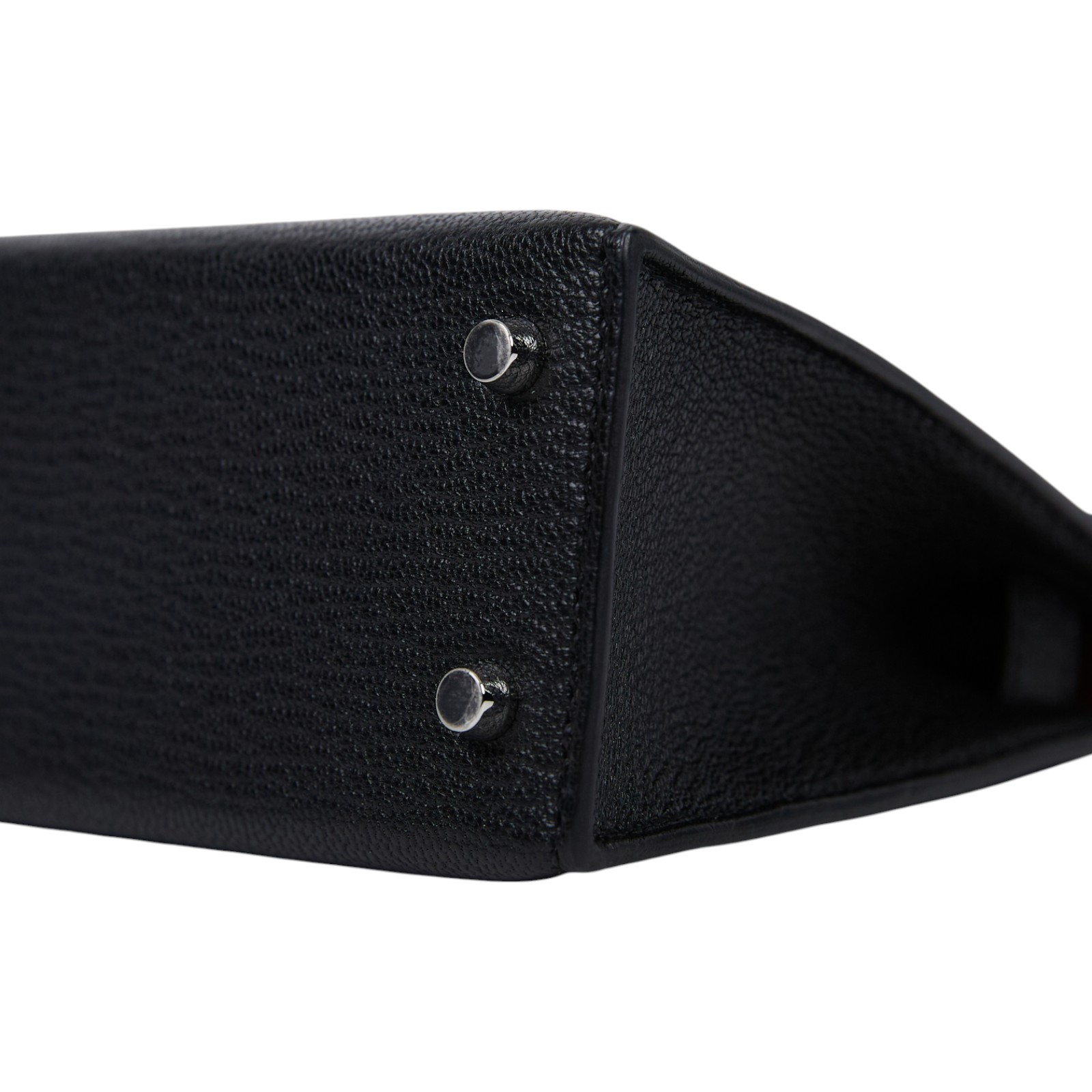 愛馬仕 Hermes Kelly Bag 凱莉包 mini 銀色五金 黑色 栗色 H079148CKCI /ALEZAN WHT159KH  防塵袋/原廠盒子/肩揹帶/購買證明