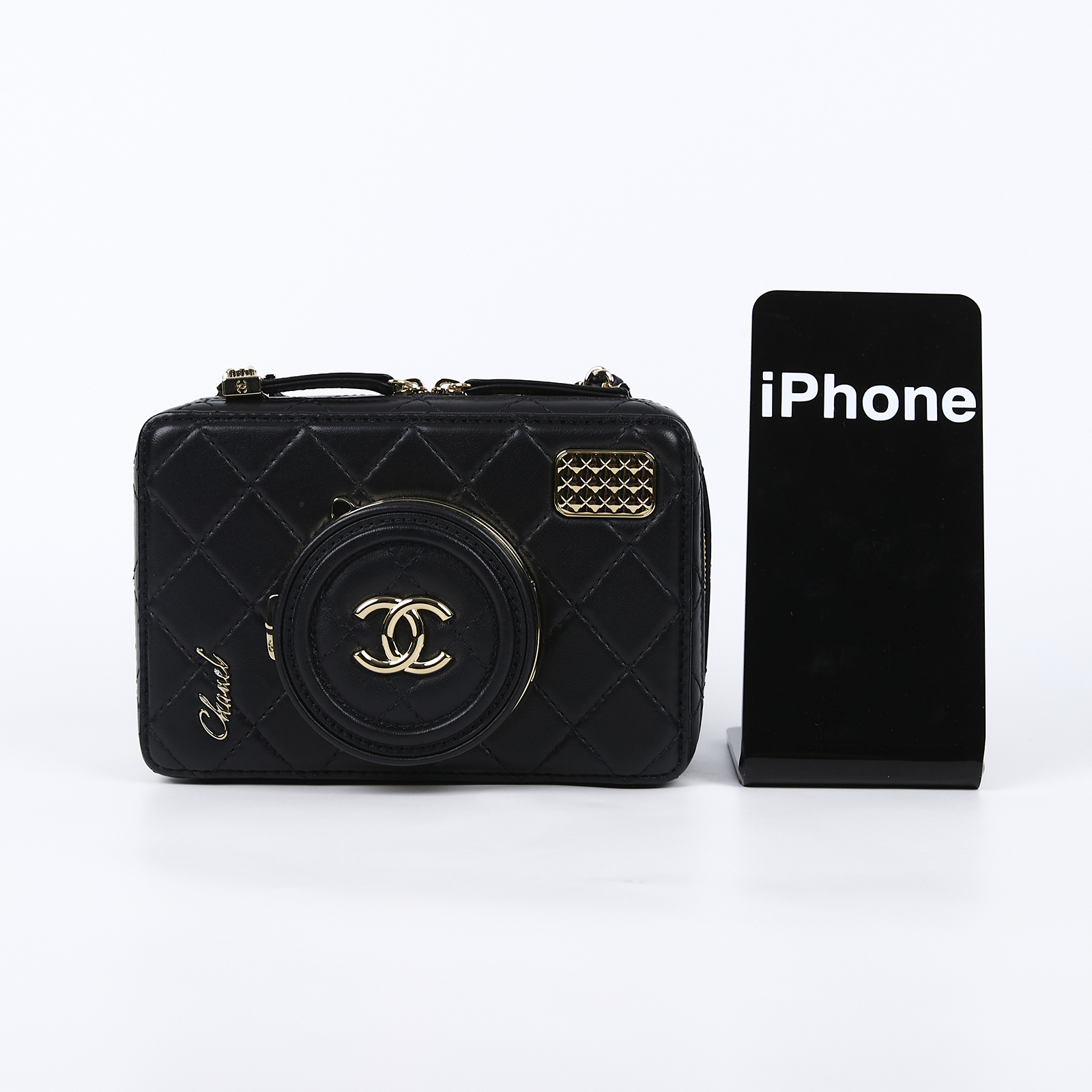 香奈兒 CHANEL 菱格紋 相機包 AS4817 B16255 晶片款 黑秀款相機包 防塵袋