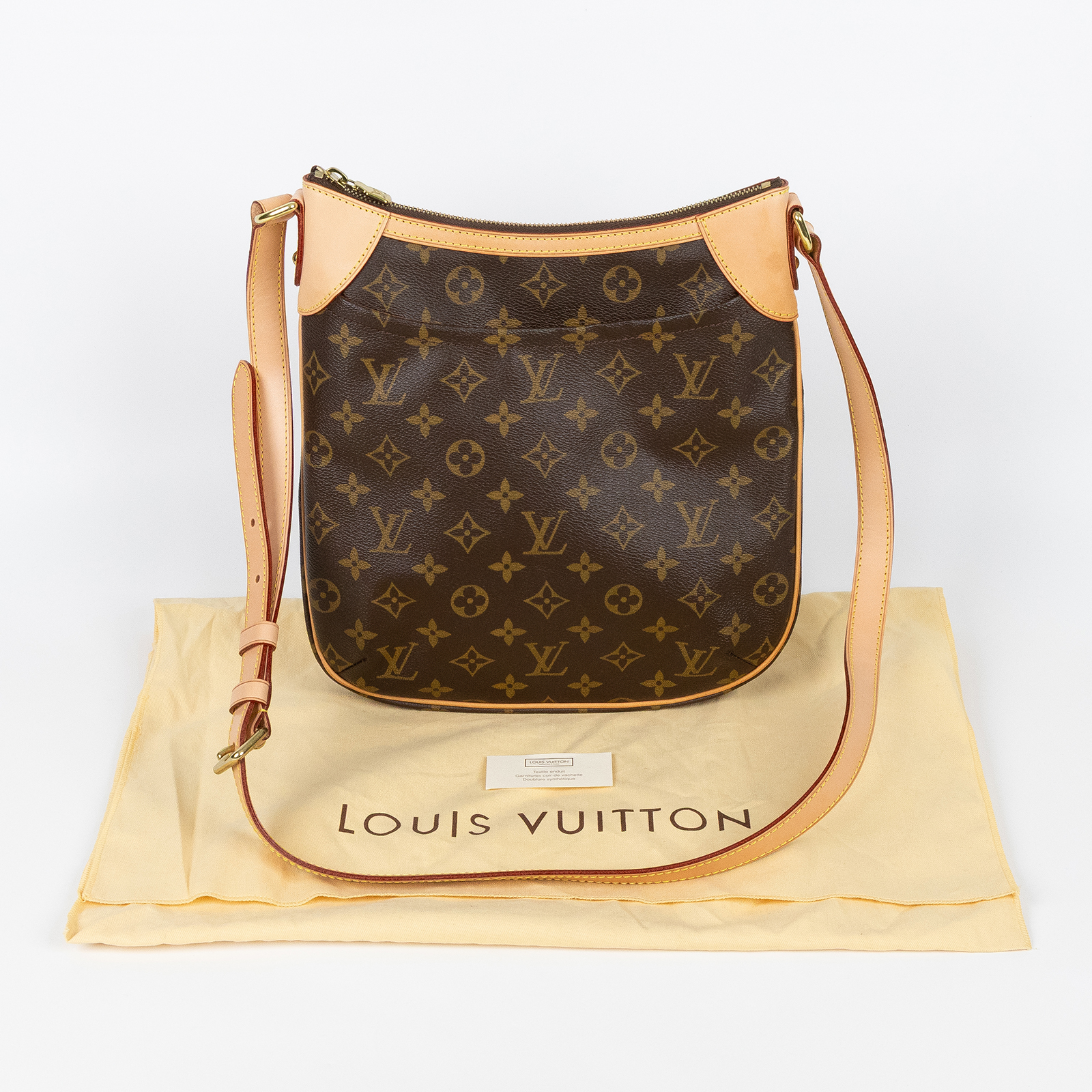 路易威登 LOUIS VUITTON Odeon PM 經典帆布 肩背 斜背包 M56390 原花Odeon PM 防塵袋
