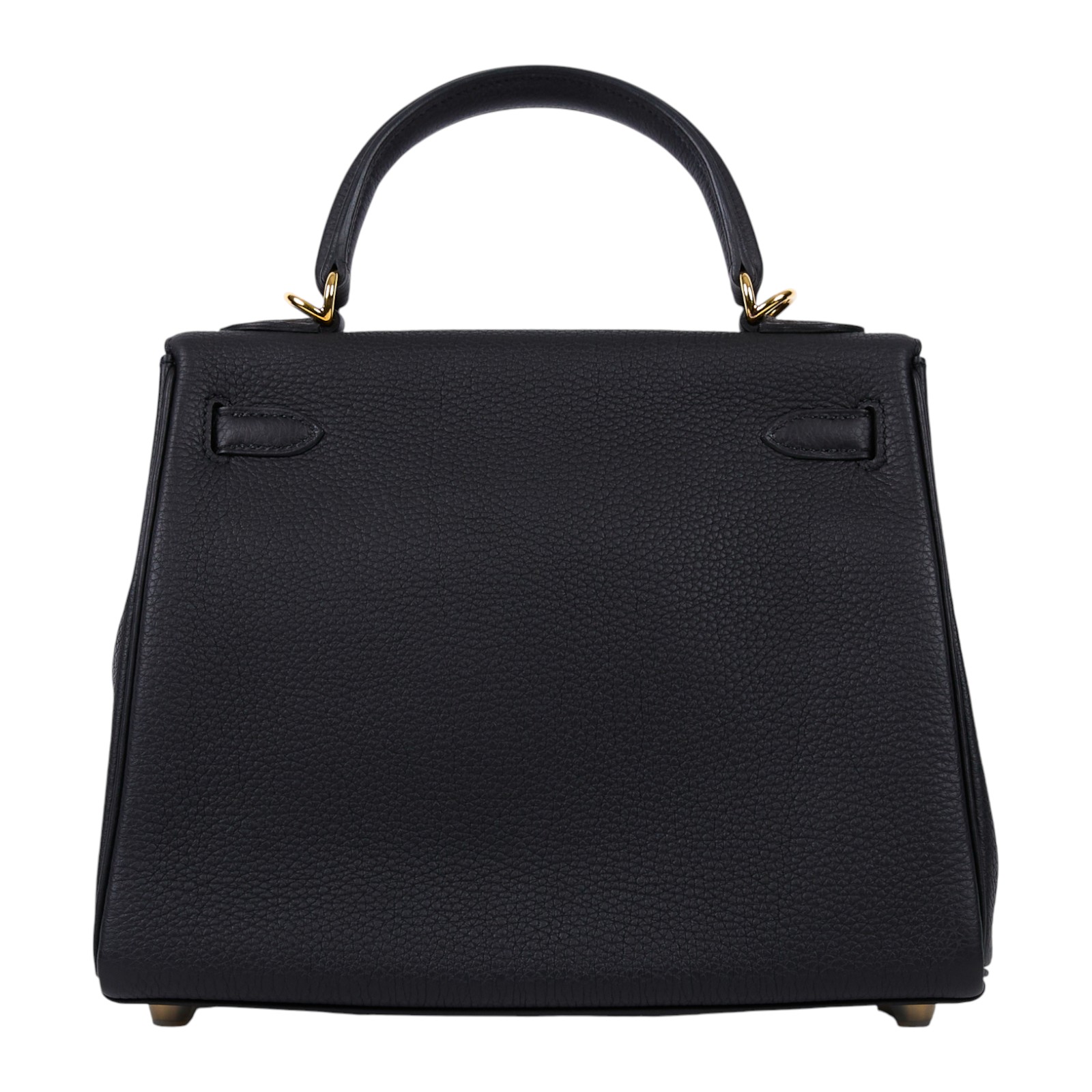 愛馬仕 Hermes Kelly Bag 凱莉包 25 黑色 金色五金 H044624CC89 /UAP650NYD  原廠盒子/防塵袋/鎖組/背帶/雨衣