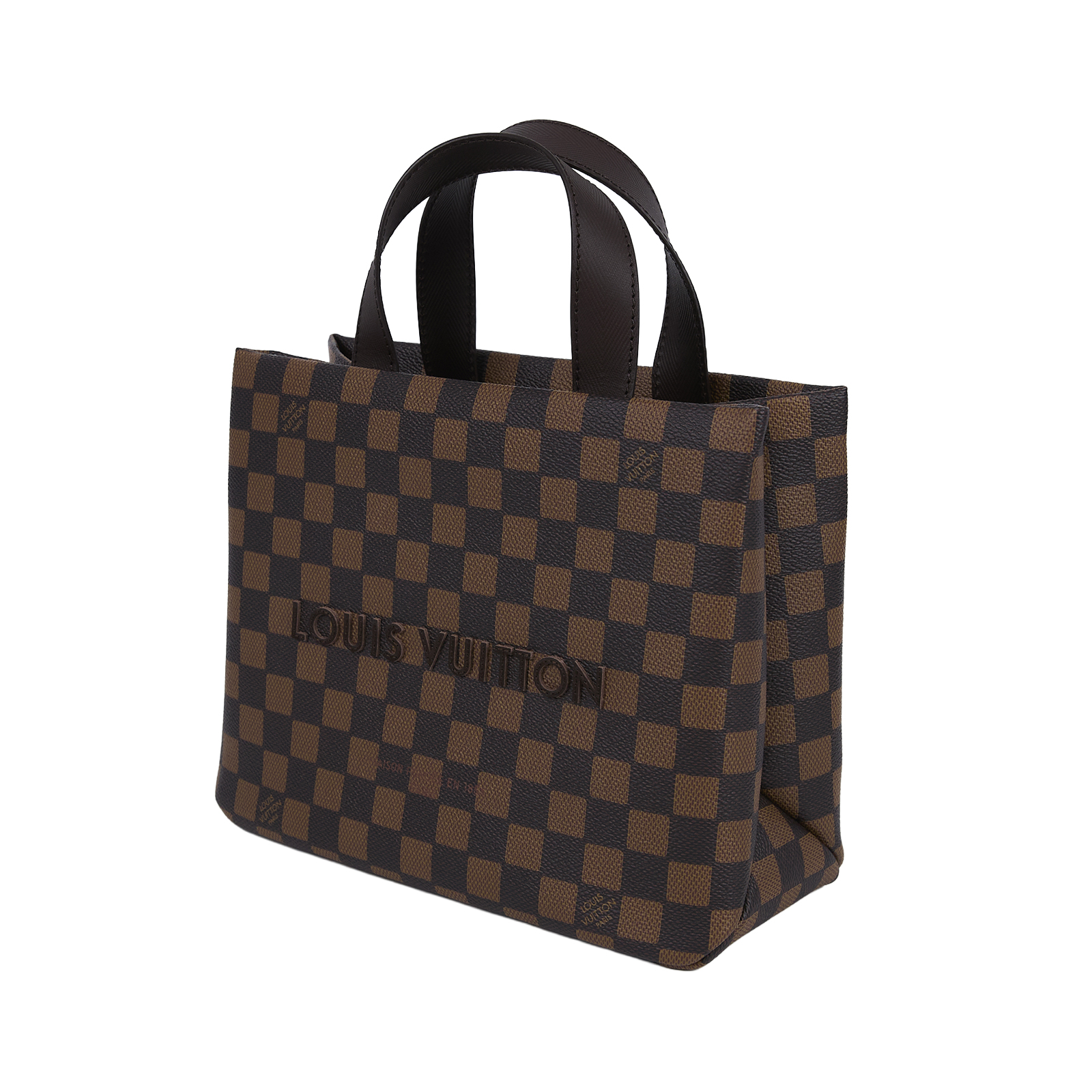 路易威登 LOUIS VUITTON Mini Shopper Tote 聯名小型手提包 N40810 晶片款  原廠盒子/防塵袋/購買證明/背帶