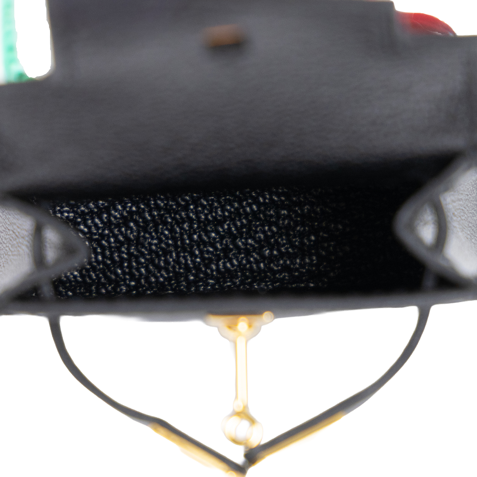 愛馬仕 Hermes Kelly Twilly 超迷你型 凱莉包吊飾 H079066 Y刻 黑金KELLY吊飾 原廠盒子/防塵袋