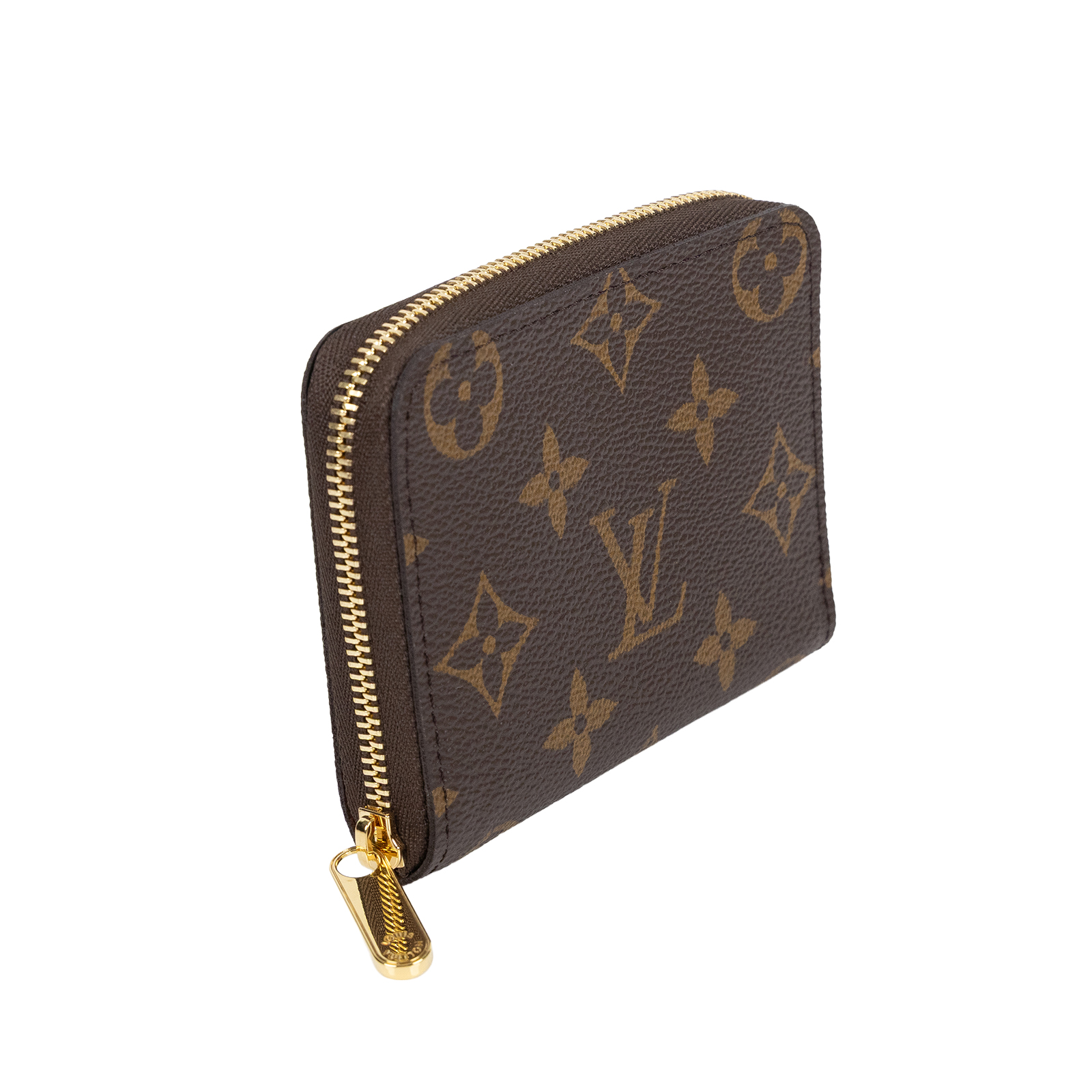 路易威登 LOUIS VUITTON 拉鏈零錢包 經典帆布 M60067 晶片款 原花拉鍊零錢包 原廠盒子/防塵袋