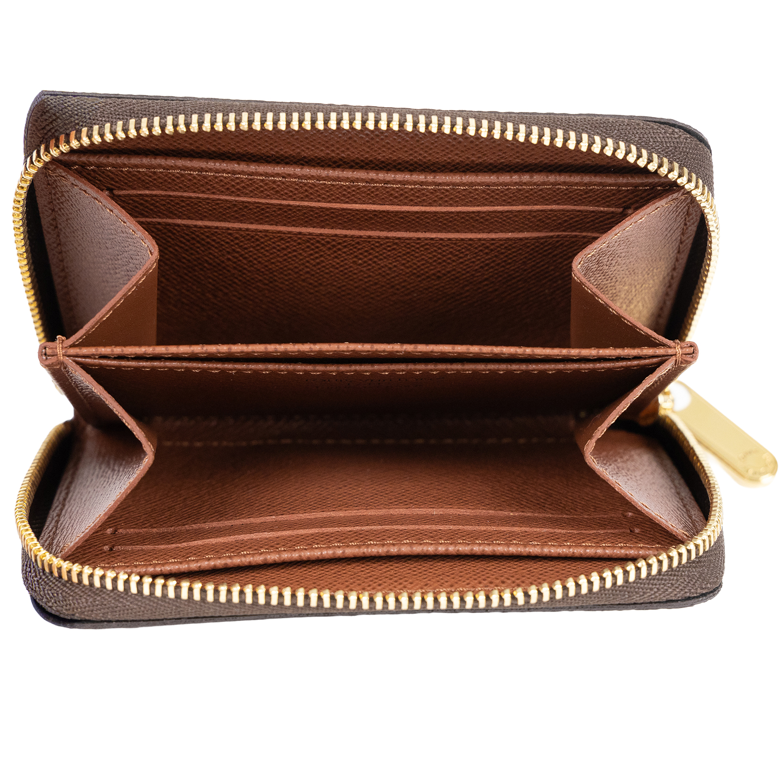 路易威登 LOUIS VUITTON 拉鏈零錢包 經典帆布 M60067 晶片款 原花拉鍊零錢包 原廠盒子/防塵袋