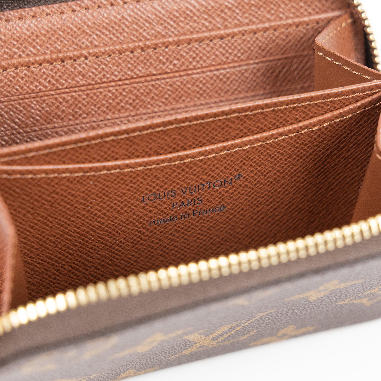 路易威登 LOUIS VUITTON 拉鏈零錢包 經典帆布 M60067 晶片款 原花拉鍊零錢包 原廠盒子/防塵袋