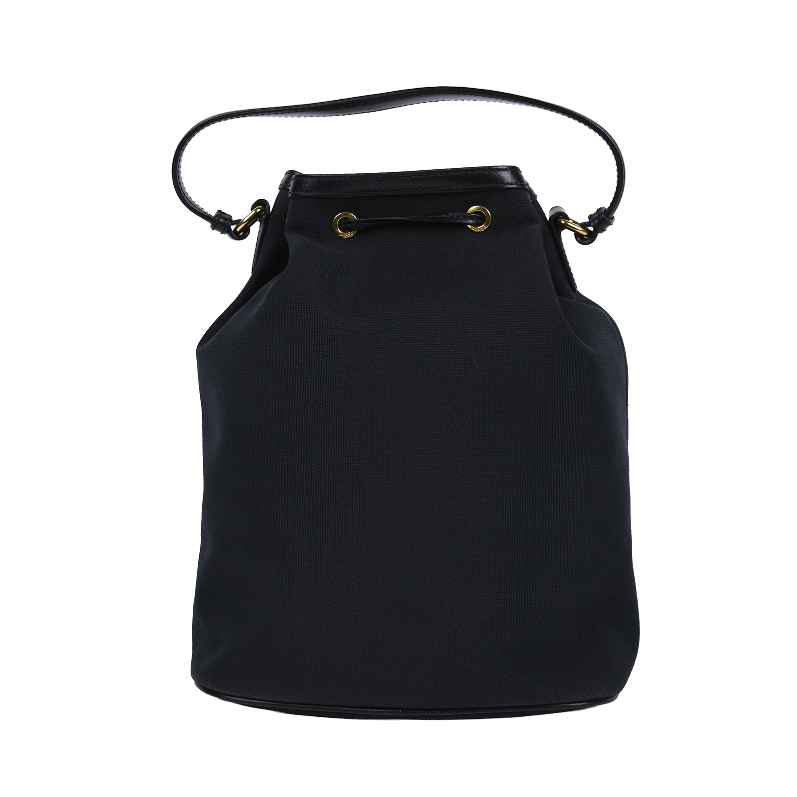 普拉達 PRADA Duet 水桶袋  黑色水桶包 防塵袋