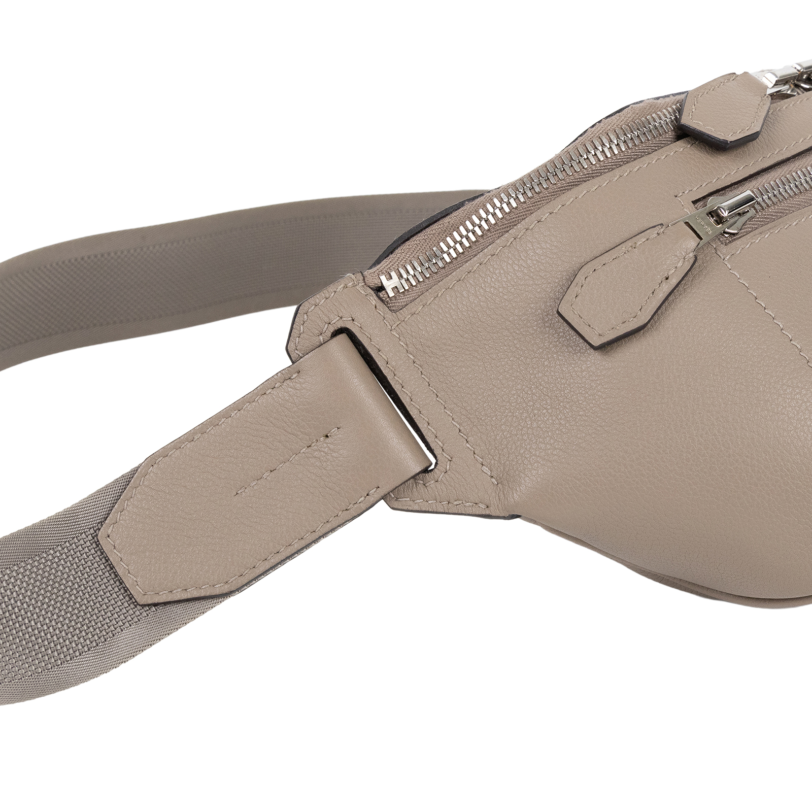 愛馬仕 Hermes Cityslide 腰包 CITYSLIDECROSS C刻 灰Cityslide Cross PM 防塵袋