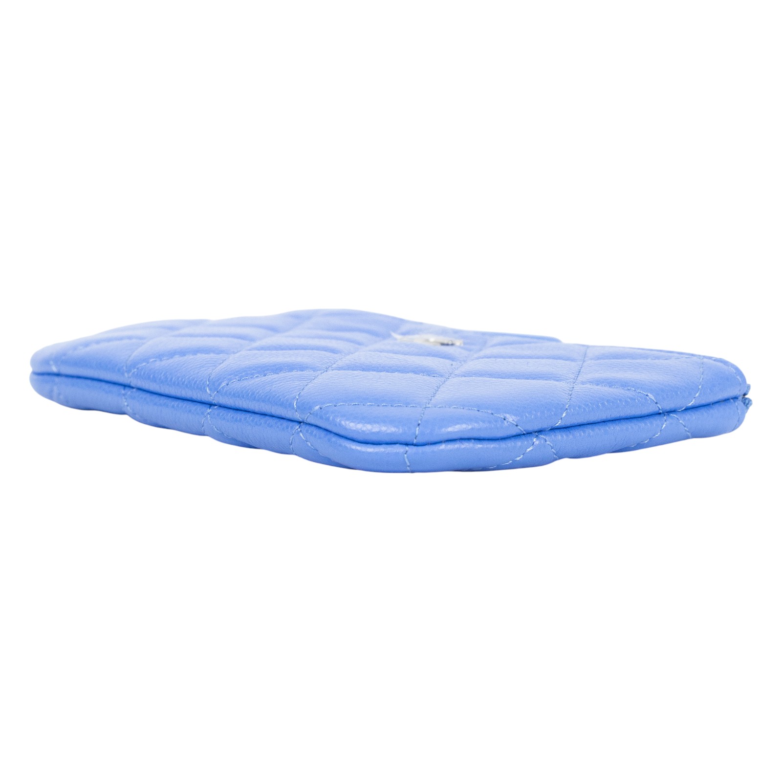 香奈兒 CHANEL 經典 拉鍊 隨身包 小型 AP4020 晶片款 天空藍一字拉POUCH 原廠盒子