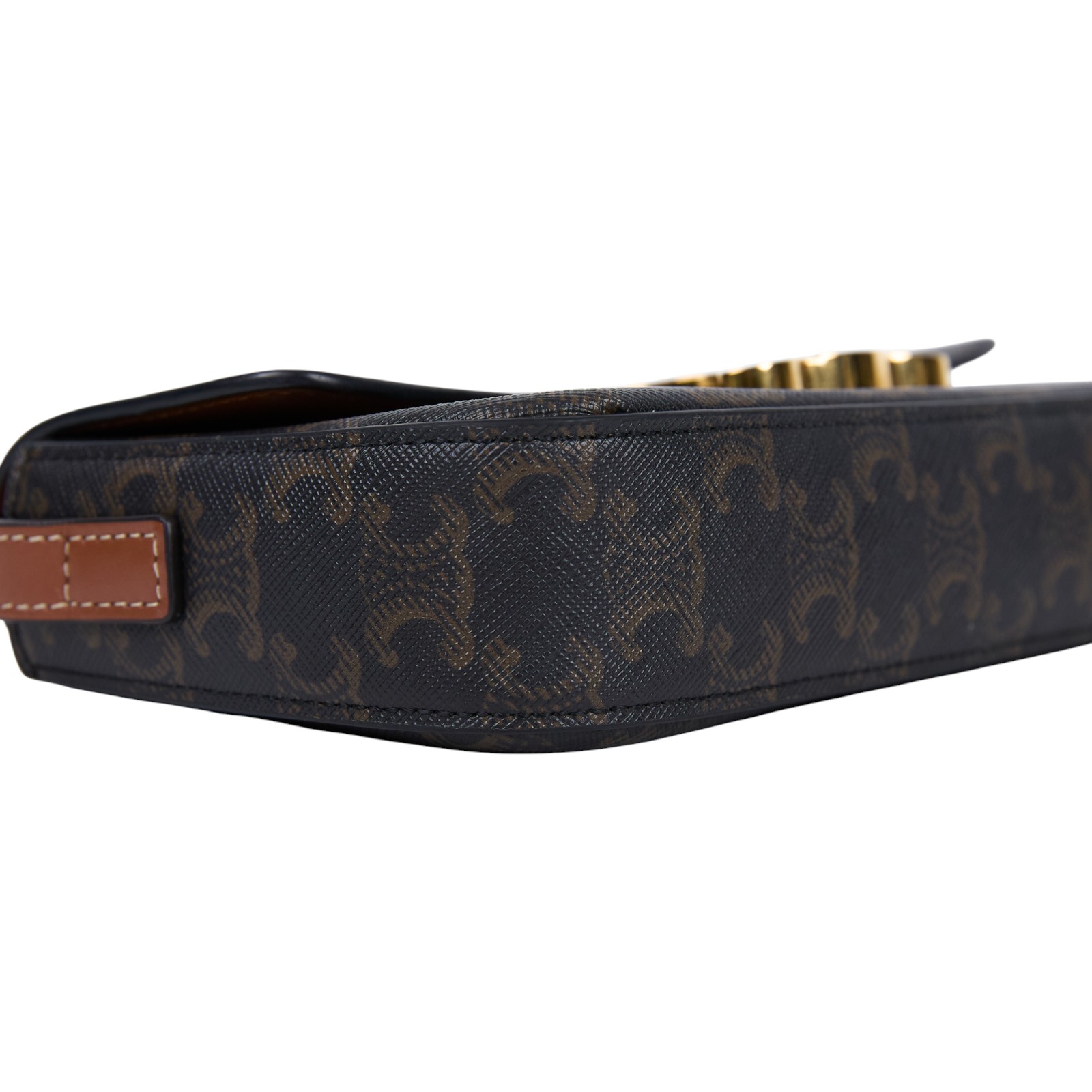 思琳 CELINE Claude 標誌印花 牛皮革 肩揹袋 194142CUZ 凱旋TRIOMPHE肩背包 無附屬品