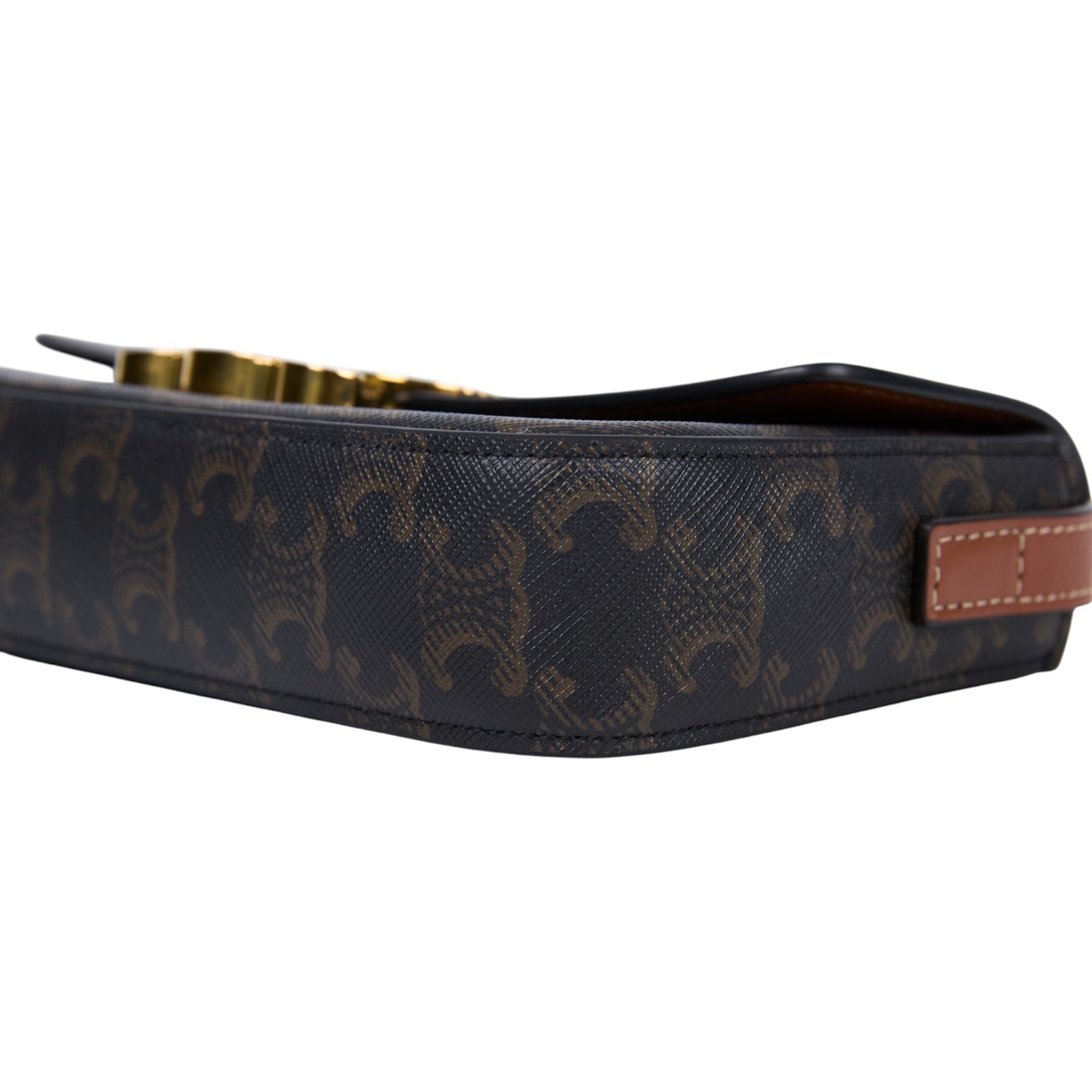 思琳 CELINE Claude 標誌印花 牛皮革 肩揹袋 194142CUZ 凱旋TRIOMPHE肩背包 無附屬品