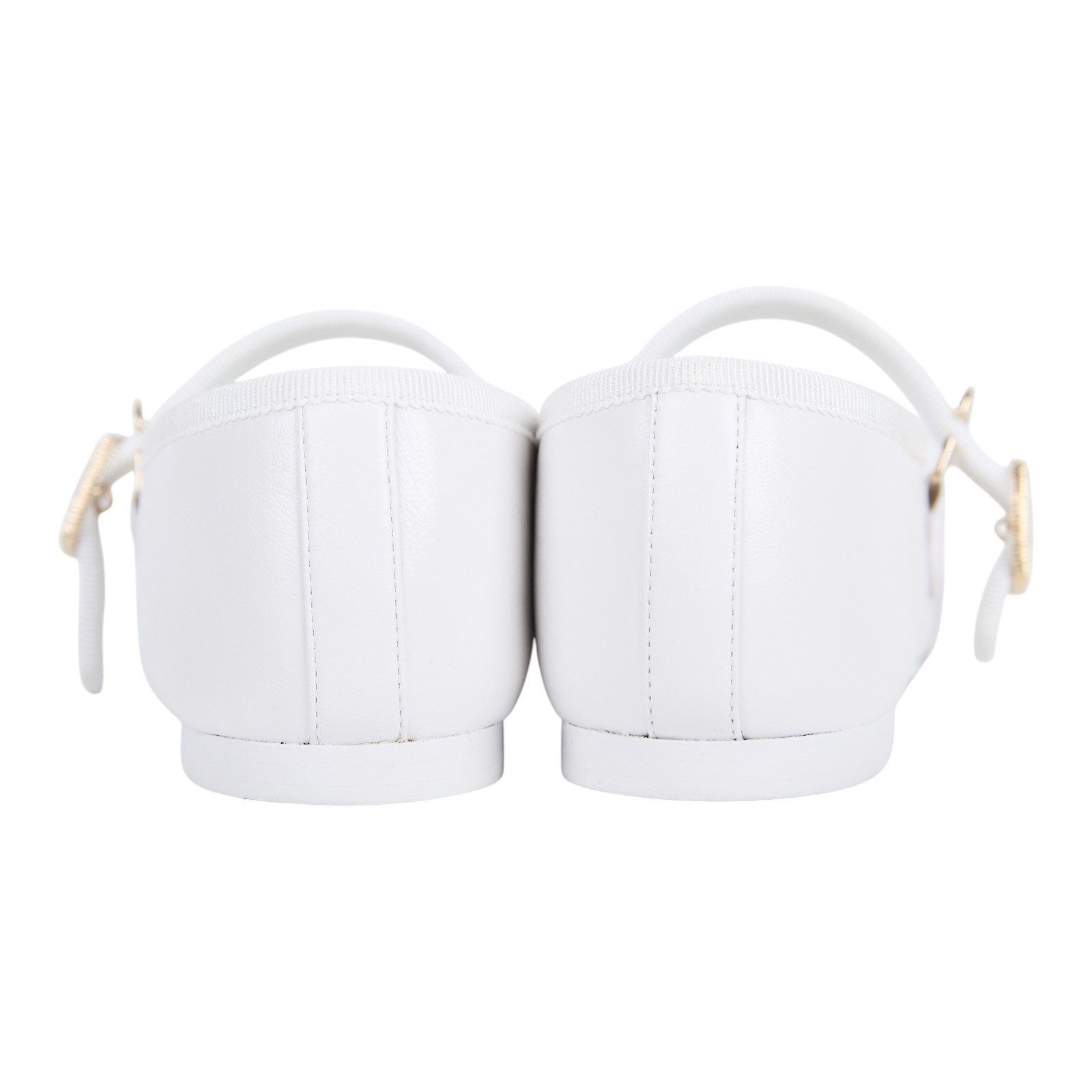 香奈兒 CHANEL CC LOGO 娃娃鞋 休閒鞋 G46467_375 白平底鞋#37.5 原廠盒子