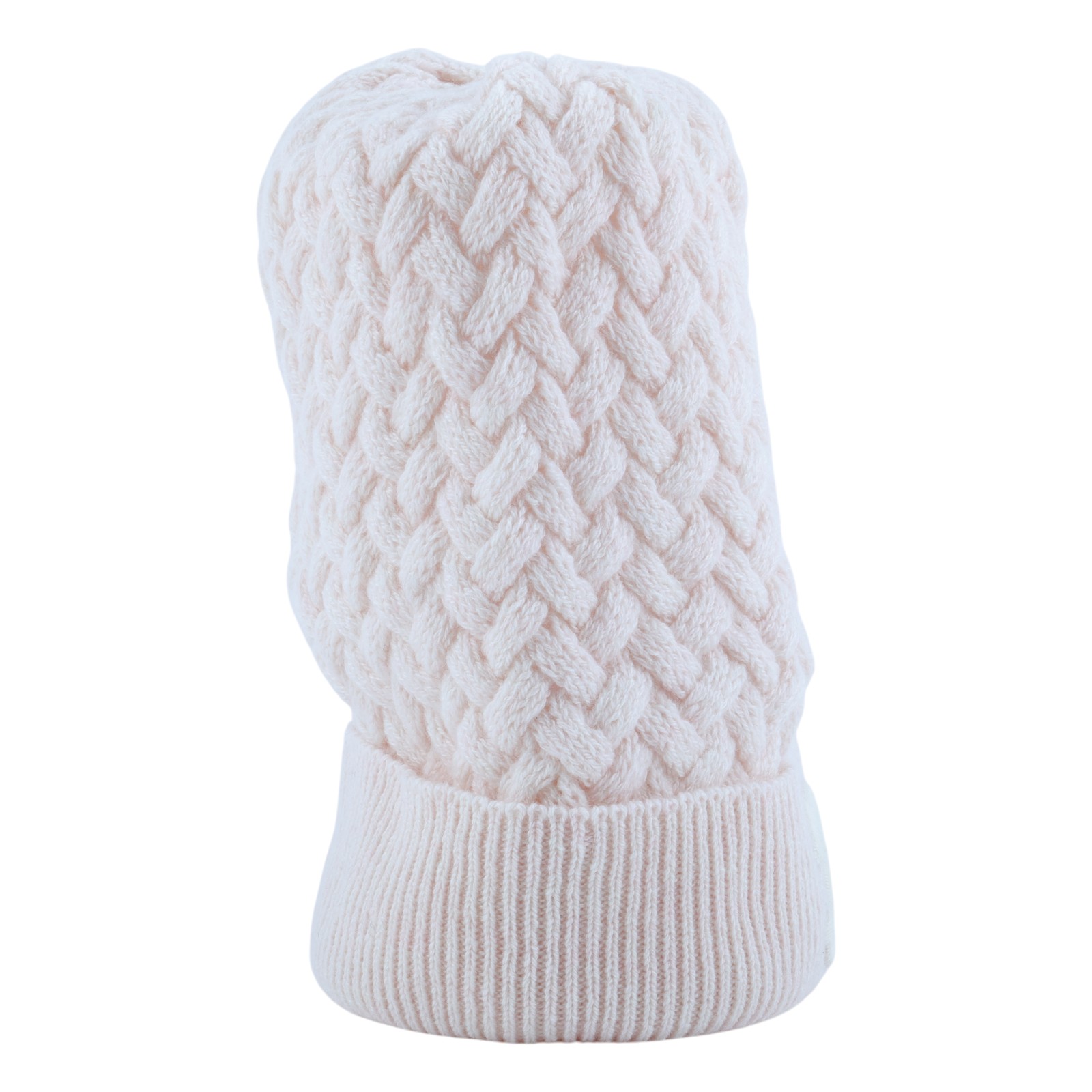 香奈兒 CHANEL CC LOGO 針織 毛帽 帽子  粉雙C毛帽 無附屬品