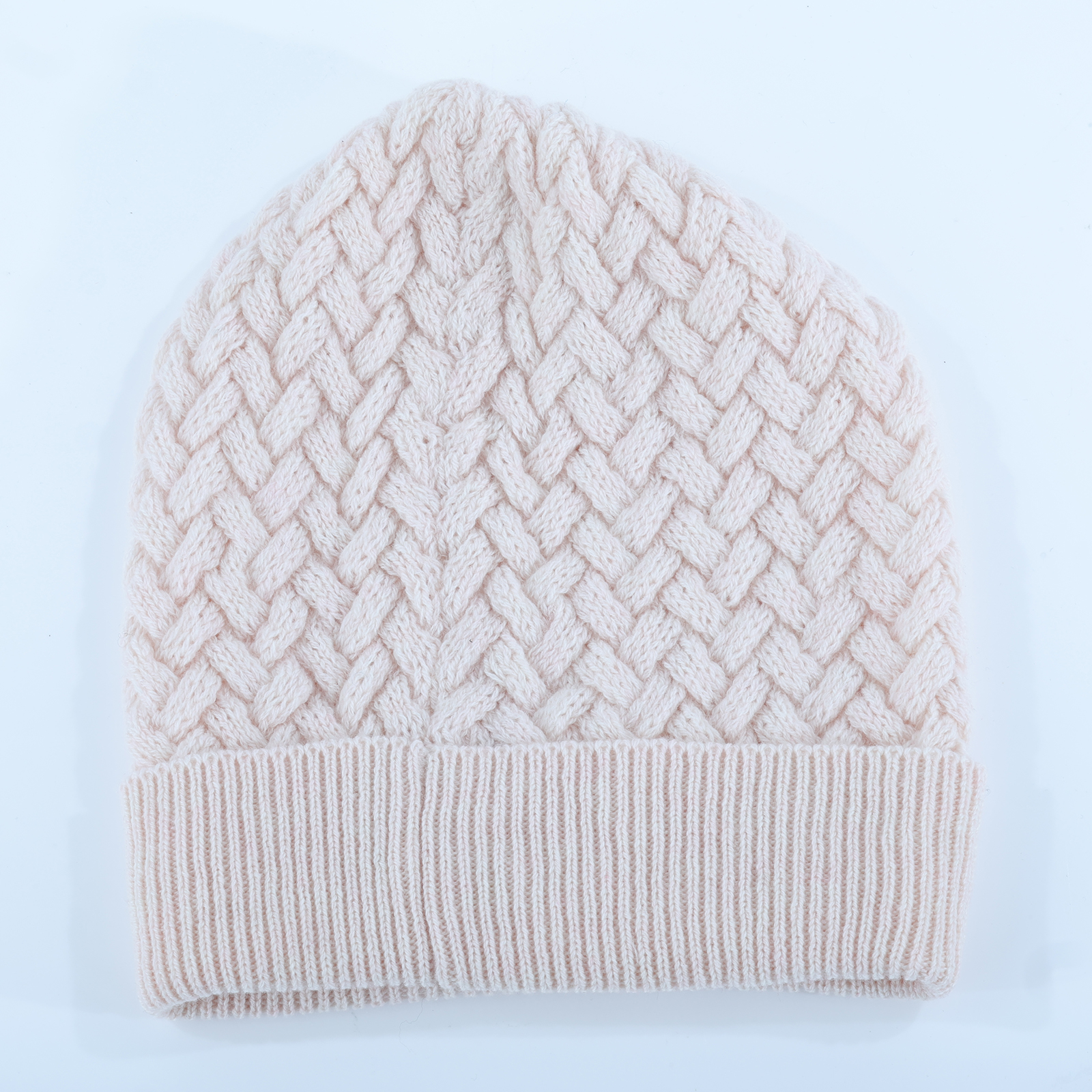 香奈兒 CHANEL CC LOGO 針織 毛帽 帽子  粉雙C毛帽 無附屬品