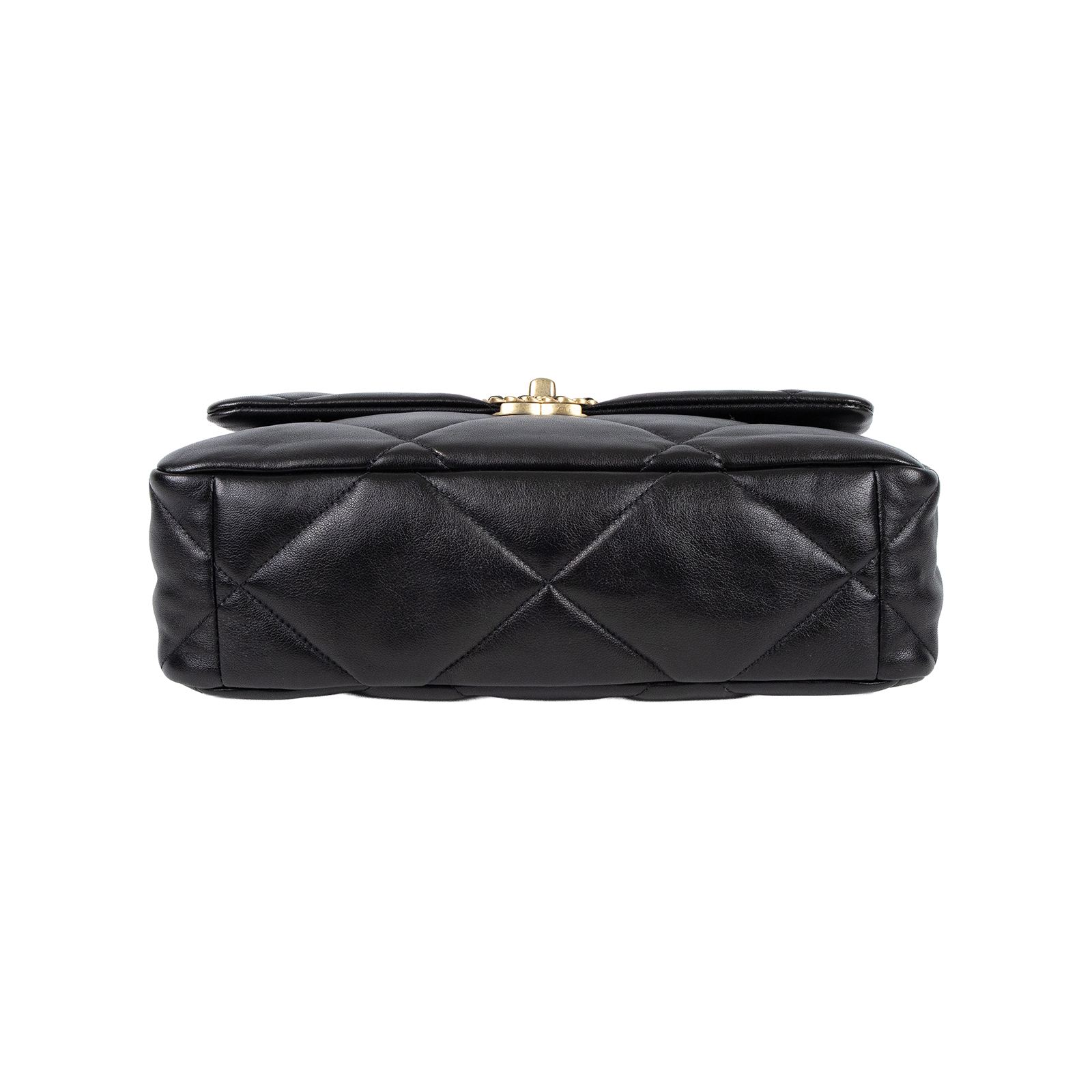 香奈兒 CHANEL 19 大型口蓋包 AS1161 30開 黑金19包 30CM 原廠盒子/防塵袋