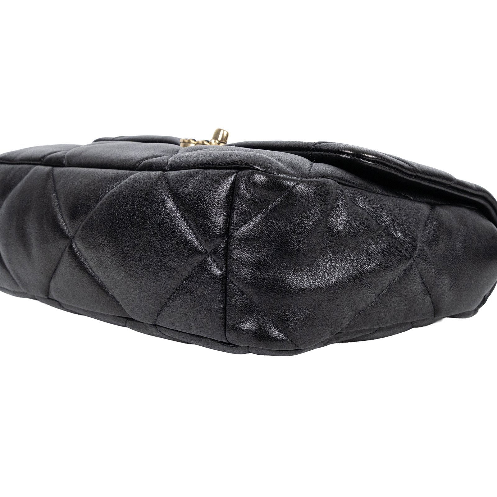 香奈兒 CHANEL 19 大型口蓋包 AS1161 30開 黑金19包 30CM 原廠盒子/防塵袋