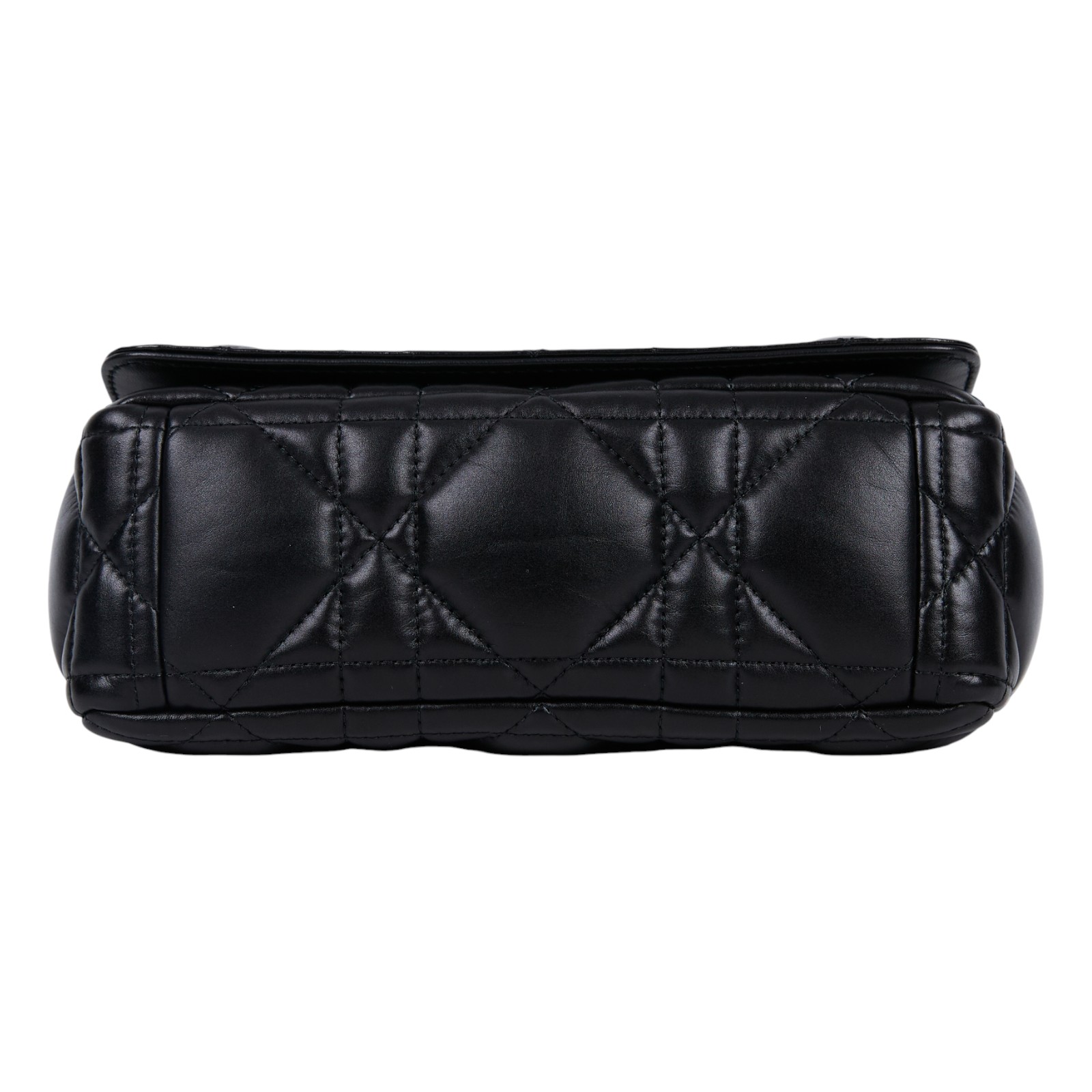 迪奧 CHRISTIAN DIOR Caro 小牛皮 小號 肩背 手袋 M9241UWHC 黑銀DIOR CARO SMALL 原廠盒子/防塵袋