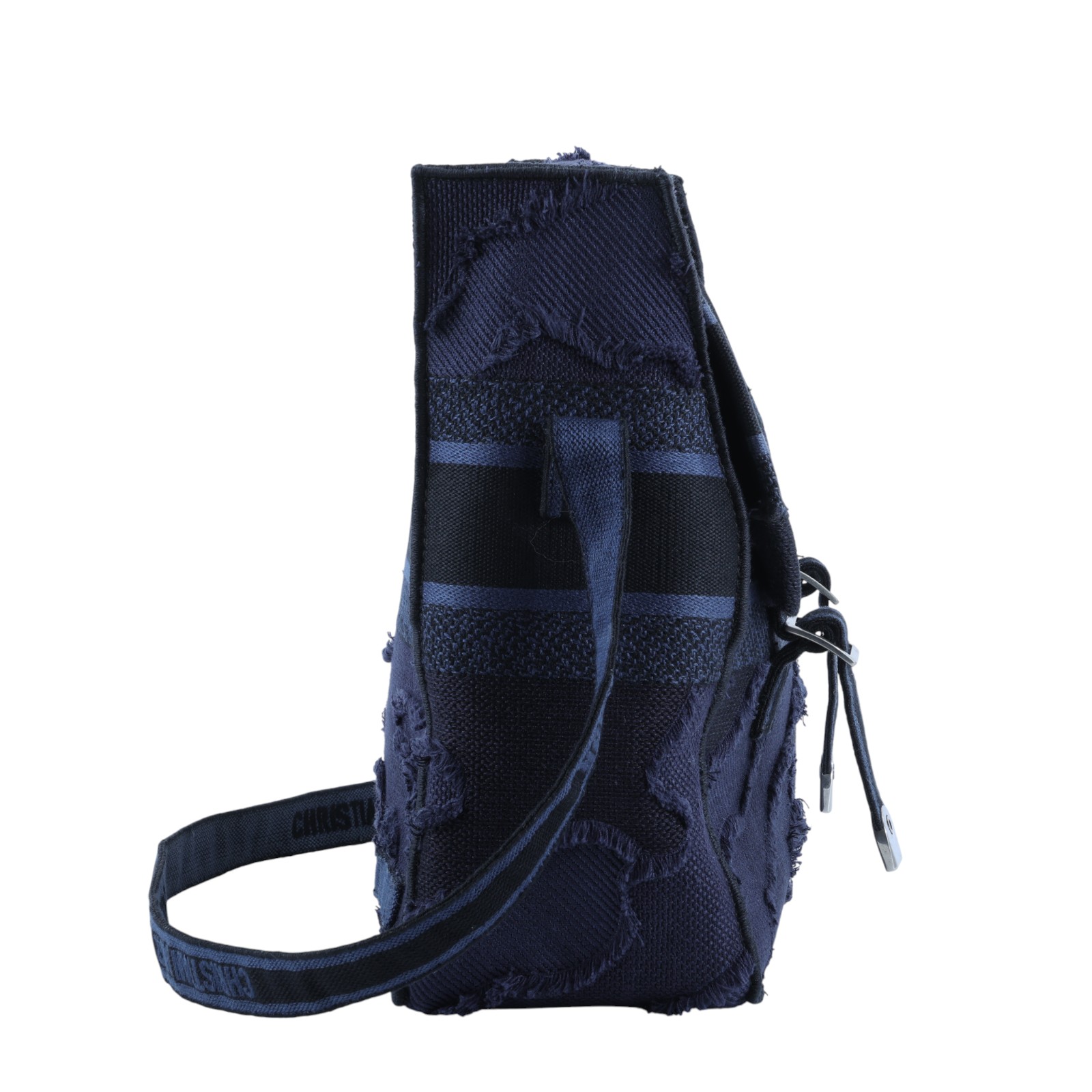 迪奧 CHRISTIAN DIOR Diorcamp 大型 肩背 郵差包 M1291VWAH 藍迷彩CAMP 無附屬品