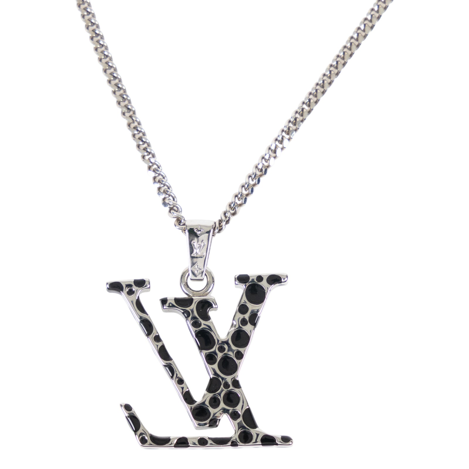 路易威登 LOUIS VUITTON LV x YK 草間彌生 項鍊 M01089 草間彌生聯名LOGO串珠項鍊 防塵袋