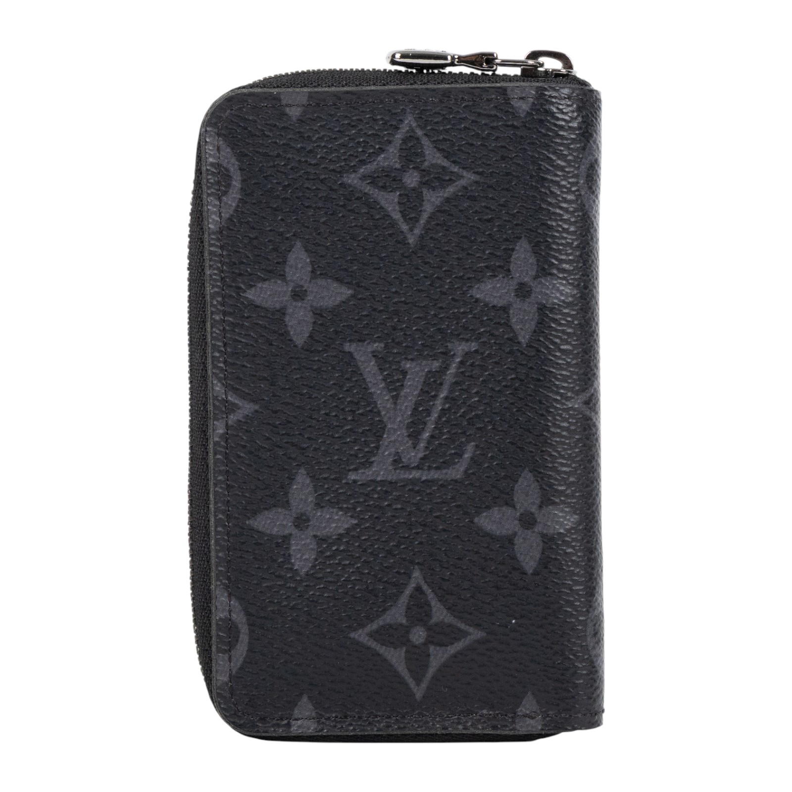 路易威登 LOUIS VUITTON Eclipse 錢包 卡夾 M81662 晶片款 黑原花零錢包 無附屬品