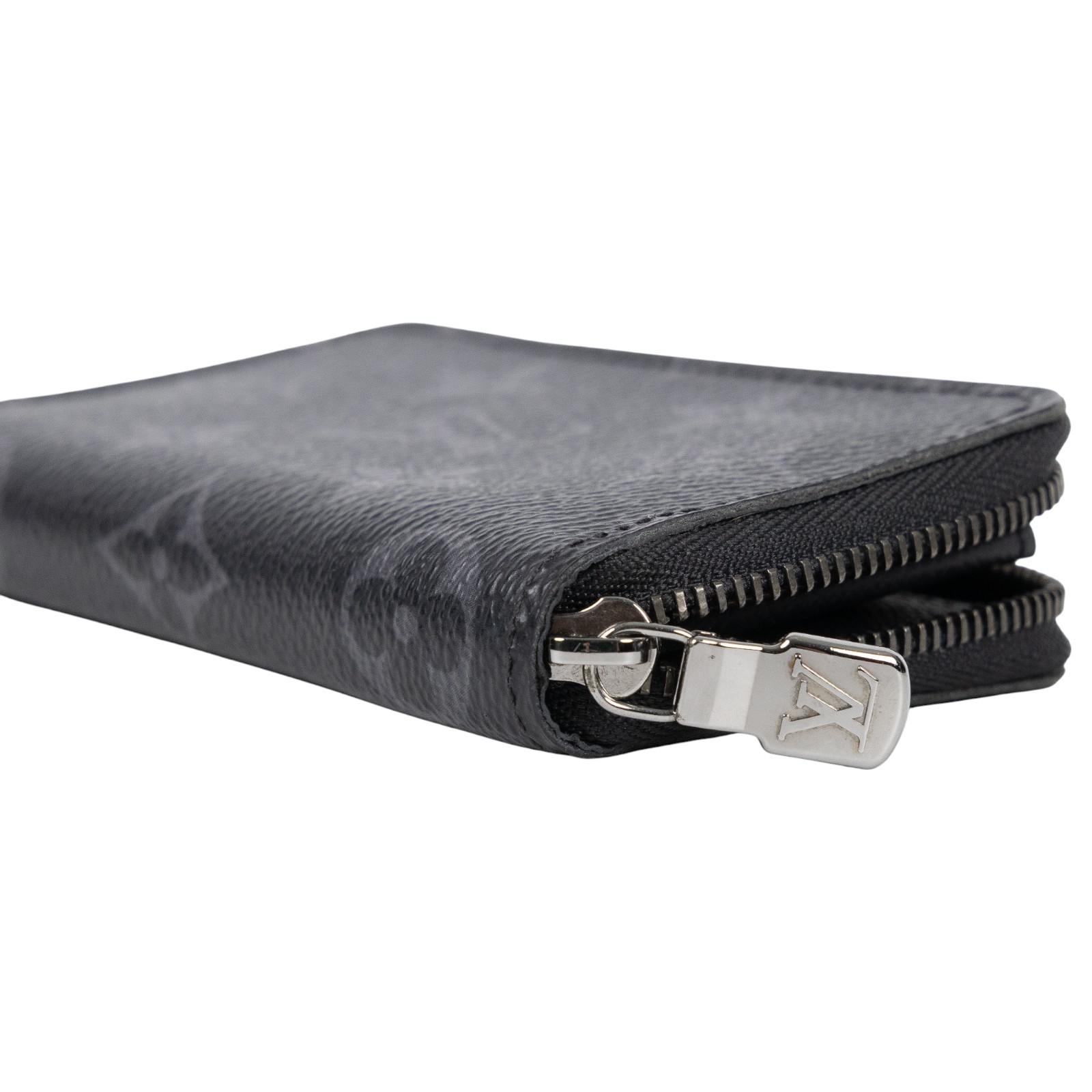 路易威登 LOUIS VUITTON Eclipse 錢包 卡夾 M81662 晶片款 黑原花零錢包 無附屬品