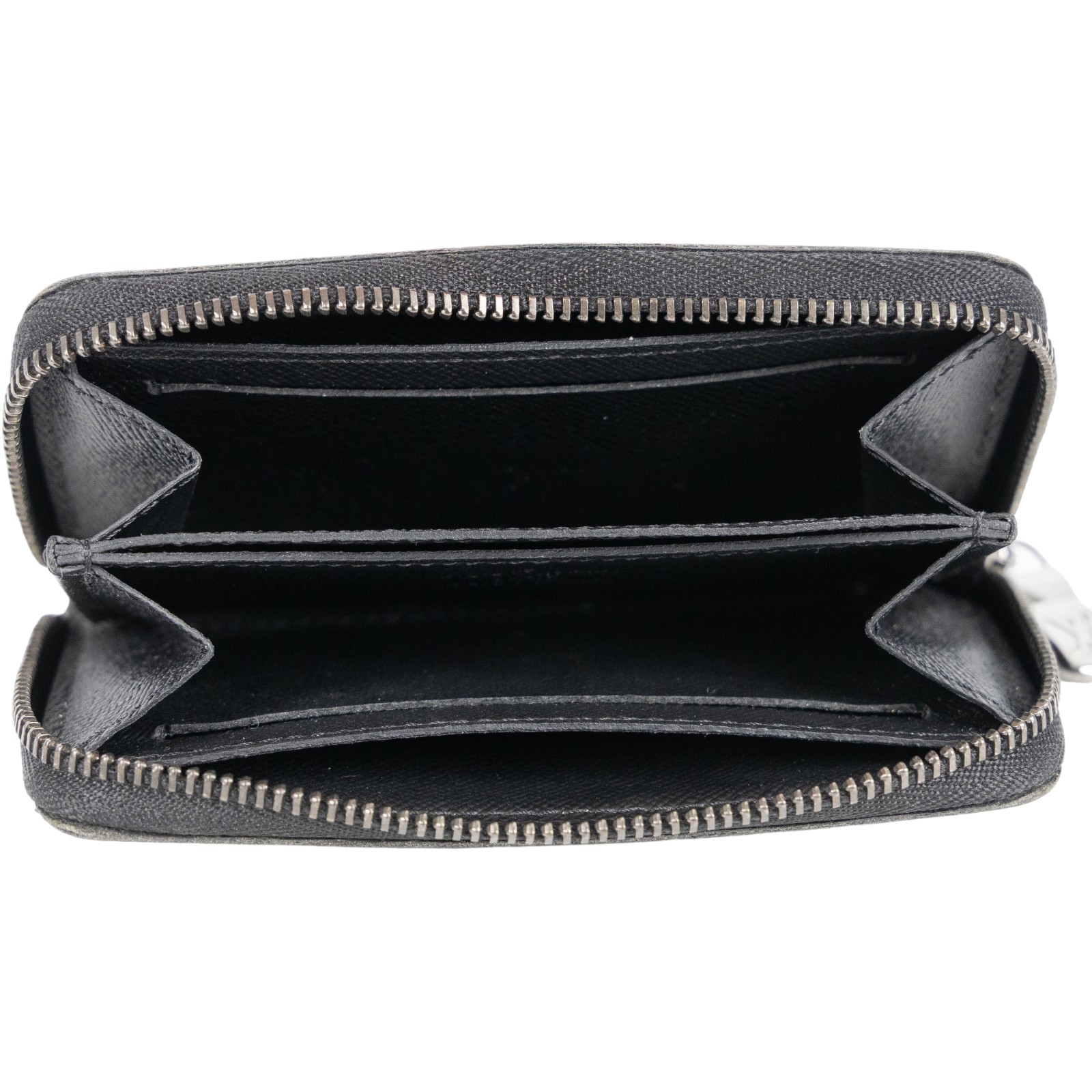 路易威登 LOUIS VUITTON Eclipse 錢包 卡夾 M81662 晶片款 黑原花零錢包 無附屬品