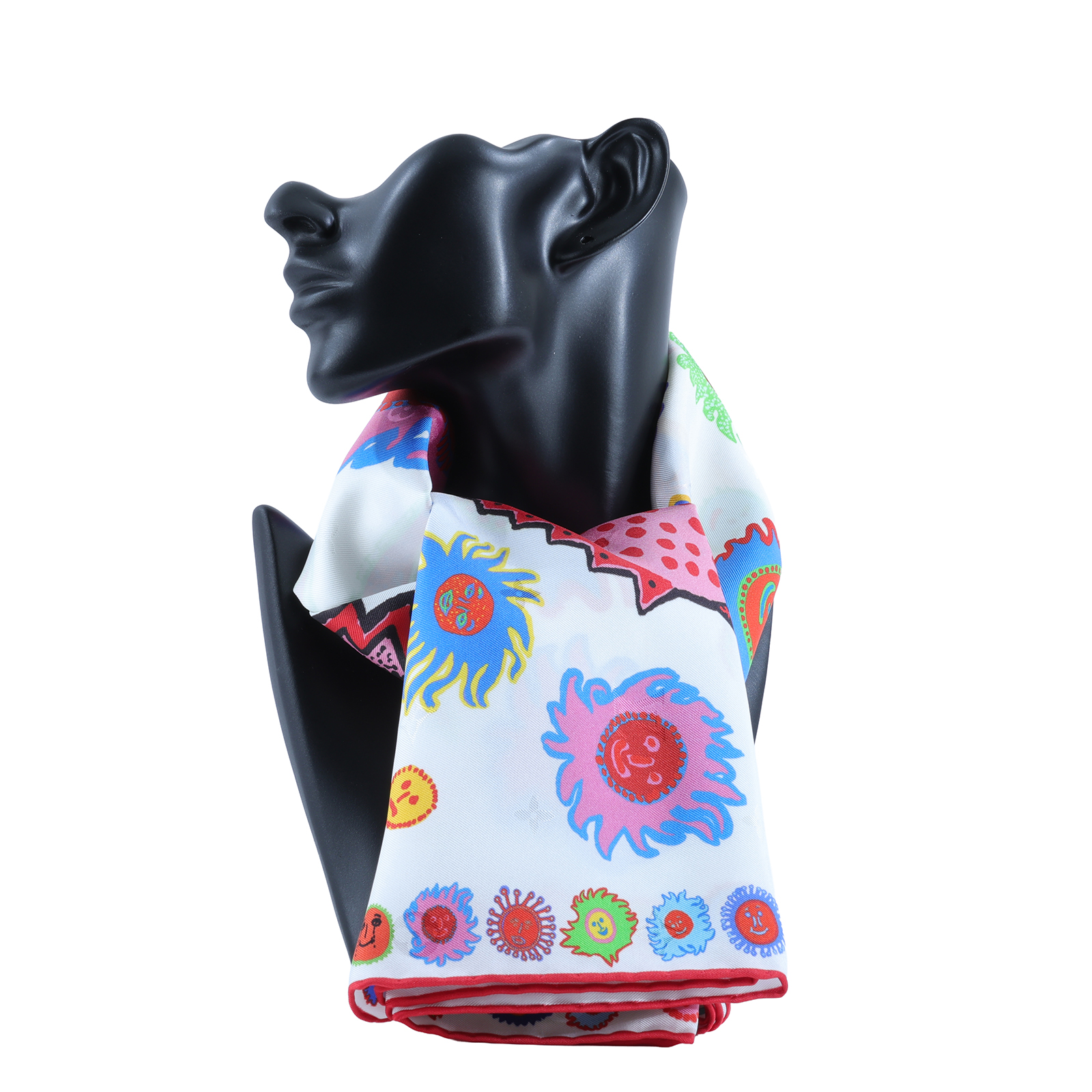 路易威登 LOUIS VUITTON LV x YK square 絲巾 蠶絲 M78310 草間彌生笑臉絲巾 原廠盒子