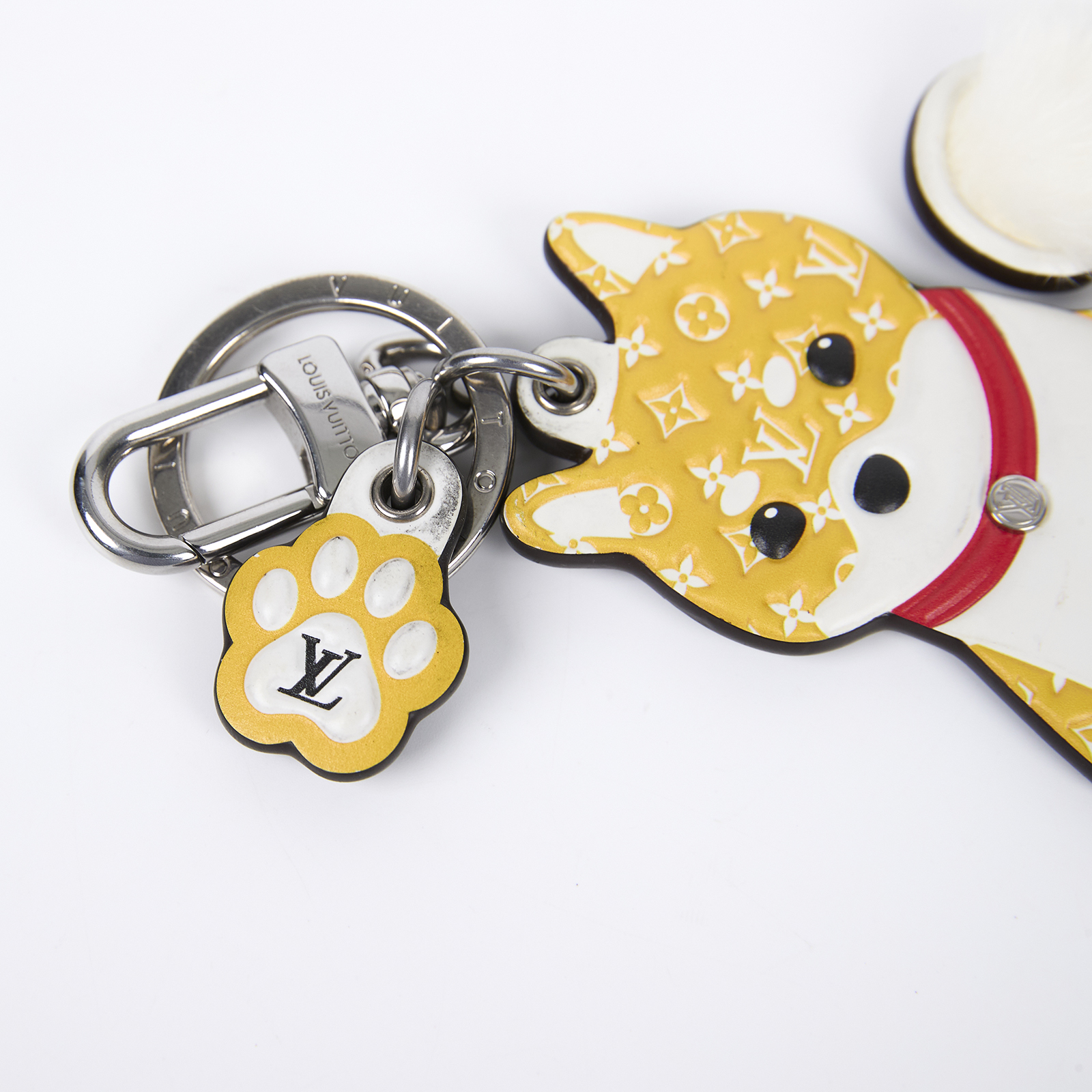 路易威登 LOUIS VUITTON Monogram 老花 包掛 鑰匙圈 M01199 狗狗鑰匙圈掛飾 無附屬品