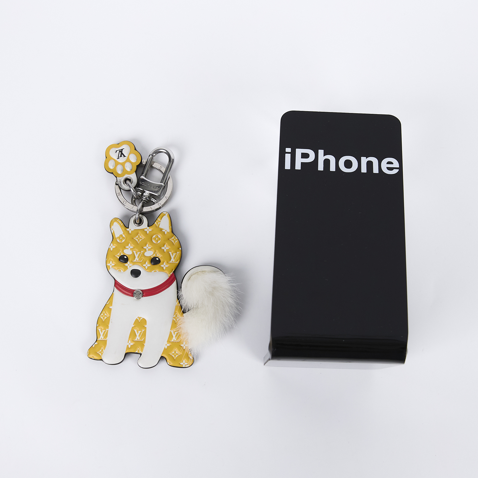 路易威登 LOUIS VUITTON Monogram 老花 包掛 鑰匙圈 M01199 狗狗鑰匙圈掛飾 無附屬品