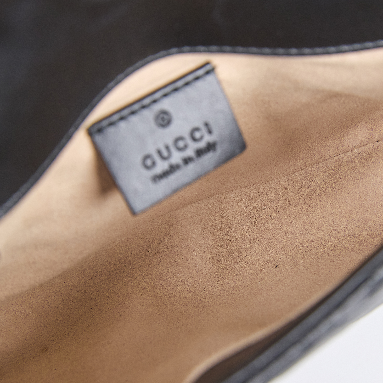 古馳 GUCCI GG Mormont 絎縫 超迷你袋 476433 DTDCT 黑MARMONT MINI 防塵袋