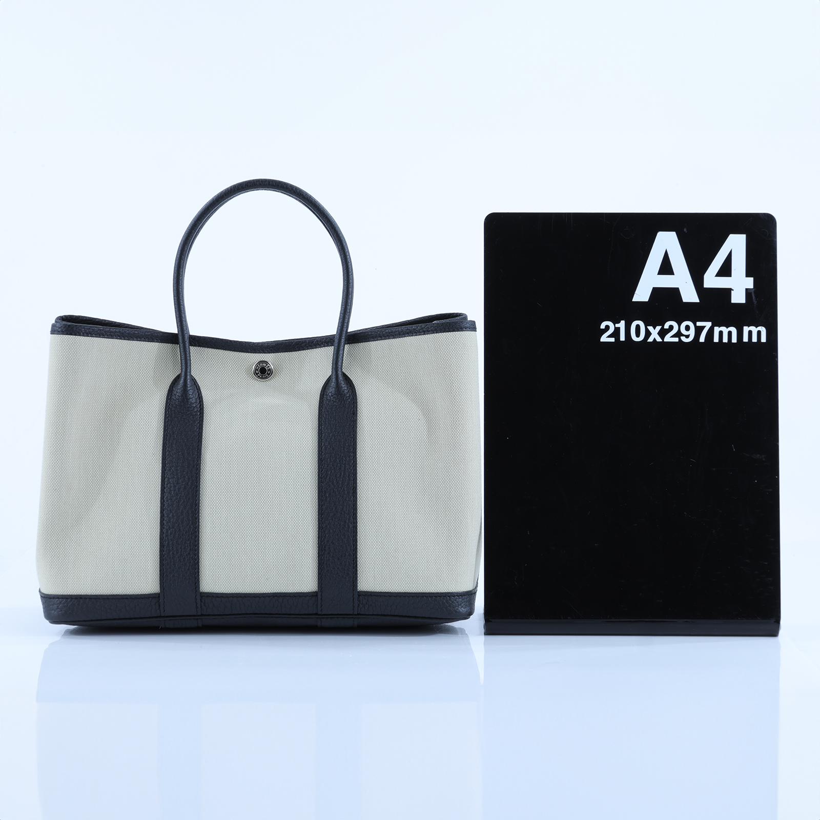 愛馬仕 Hermes Garden Party 花園派對包 30 GP30 B AU 006  MM B刻黑帆布GP30 無附屬品