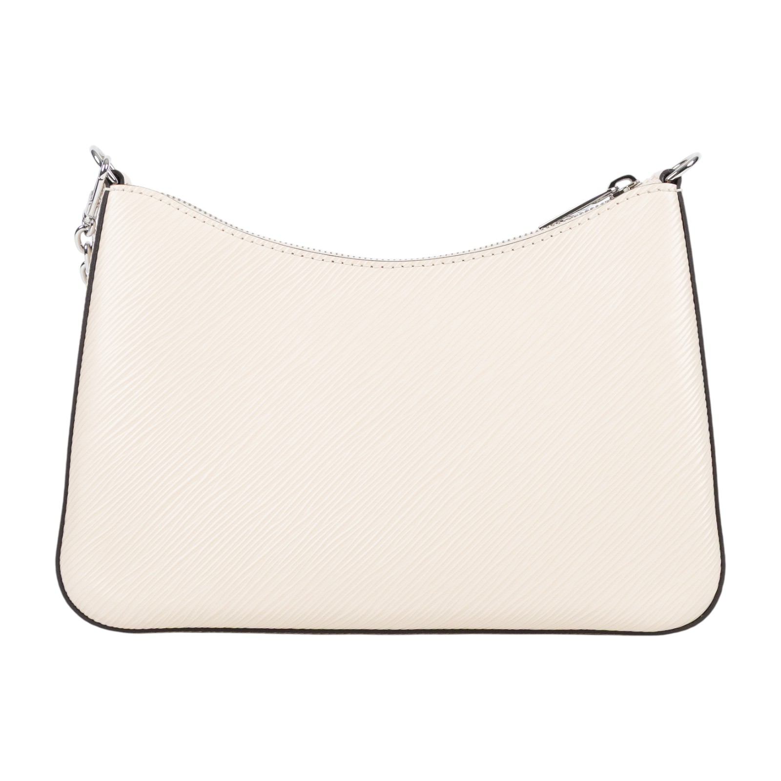 路易威登 LOUIS VUITTON Marelle 肩背包 粒面Epi皮革 石英白色 M80688 晶片款  原廠盒子/防塵袋/背帶