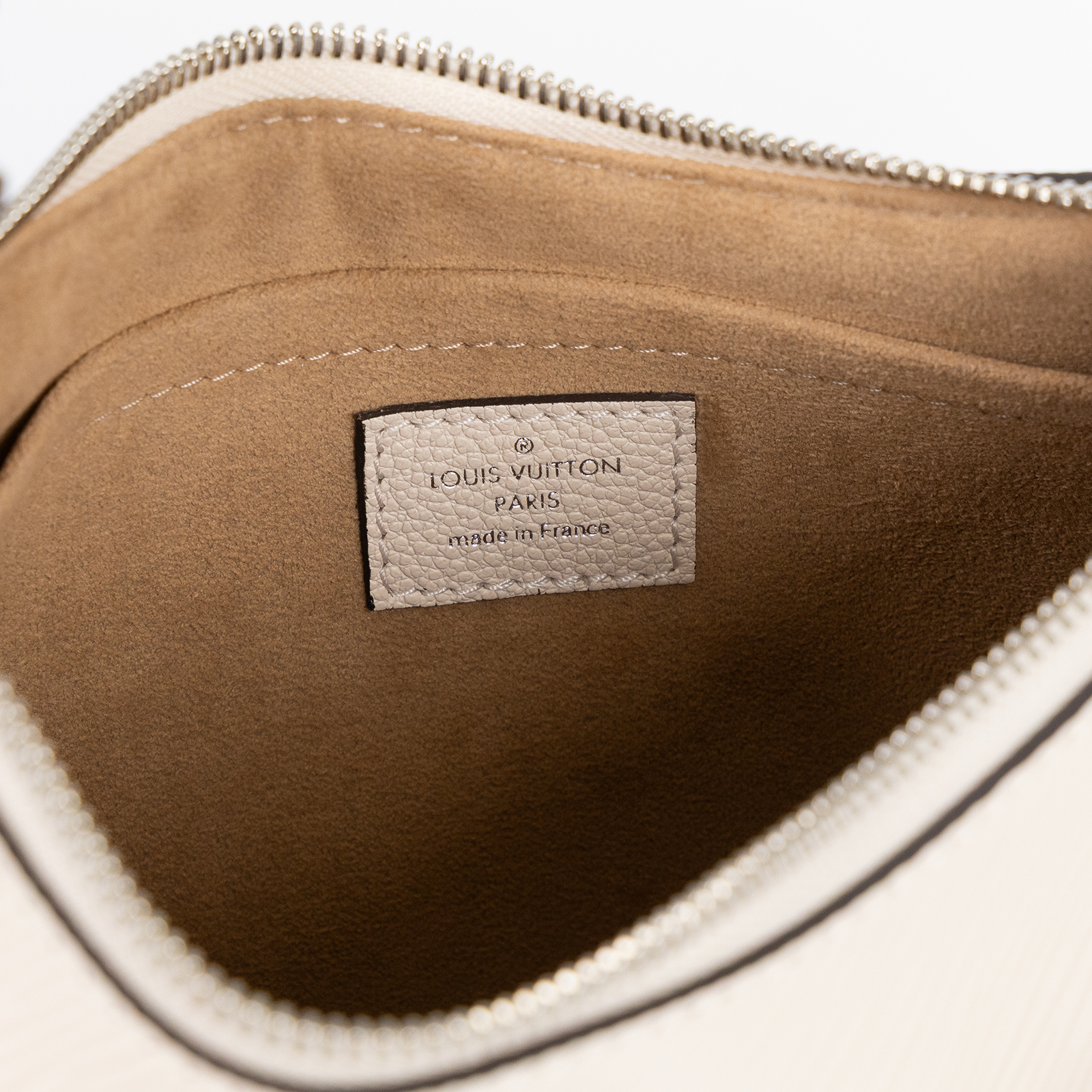 路易威登 LOUIS VUITTON Marelle 肩背包 粒面Epi皮革 石英白色 M80688 晶片款  原廠盒子/防塵袋/背帶