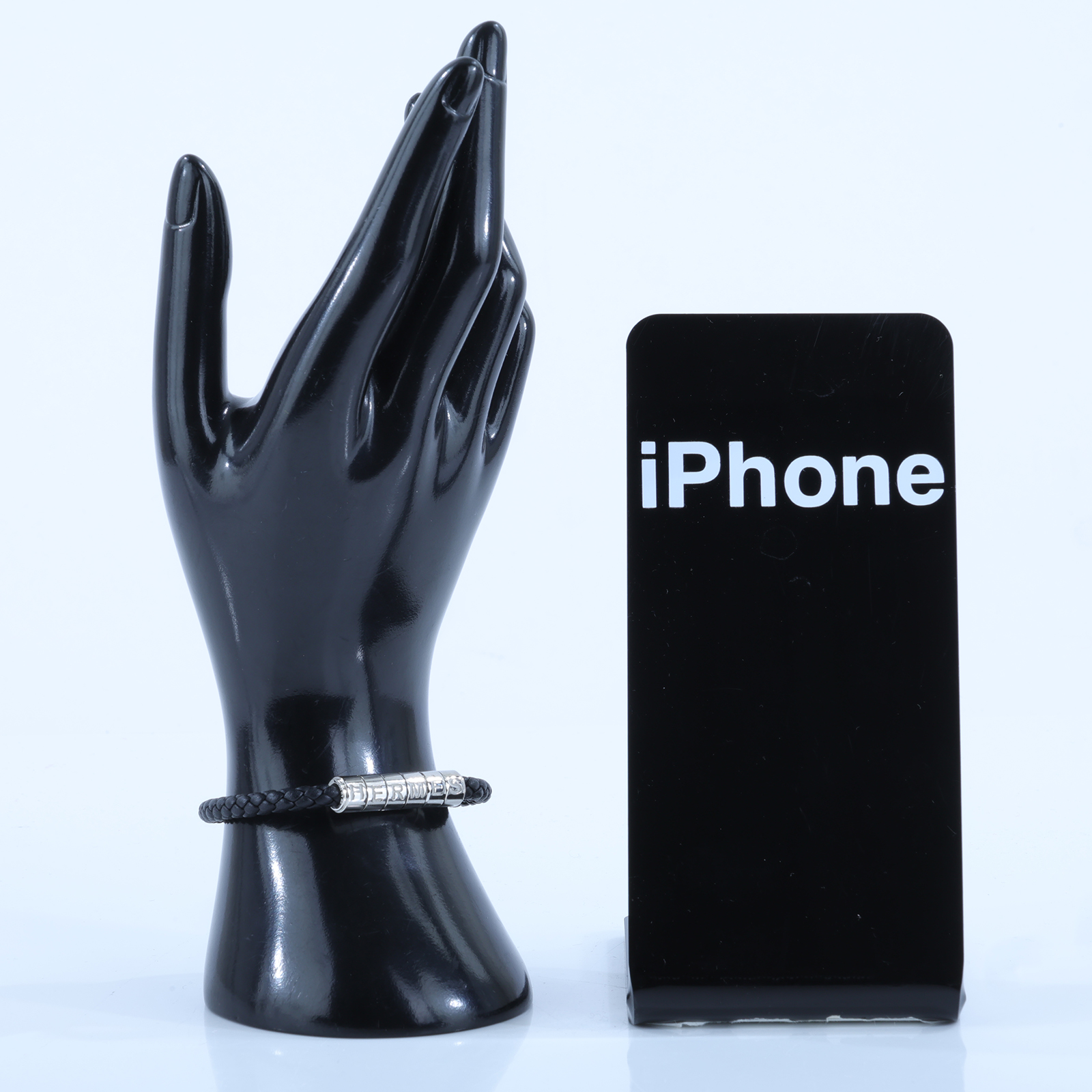 愛馬仕 Hermes Goliath Code 手鍊   黑GOLIATH CODE 編織手環 原廠盒子/防塵袋