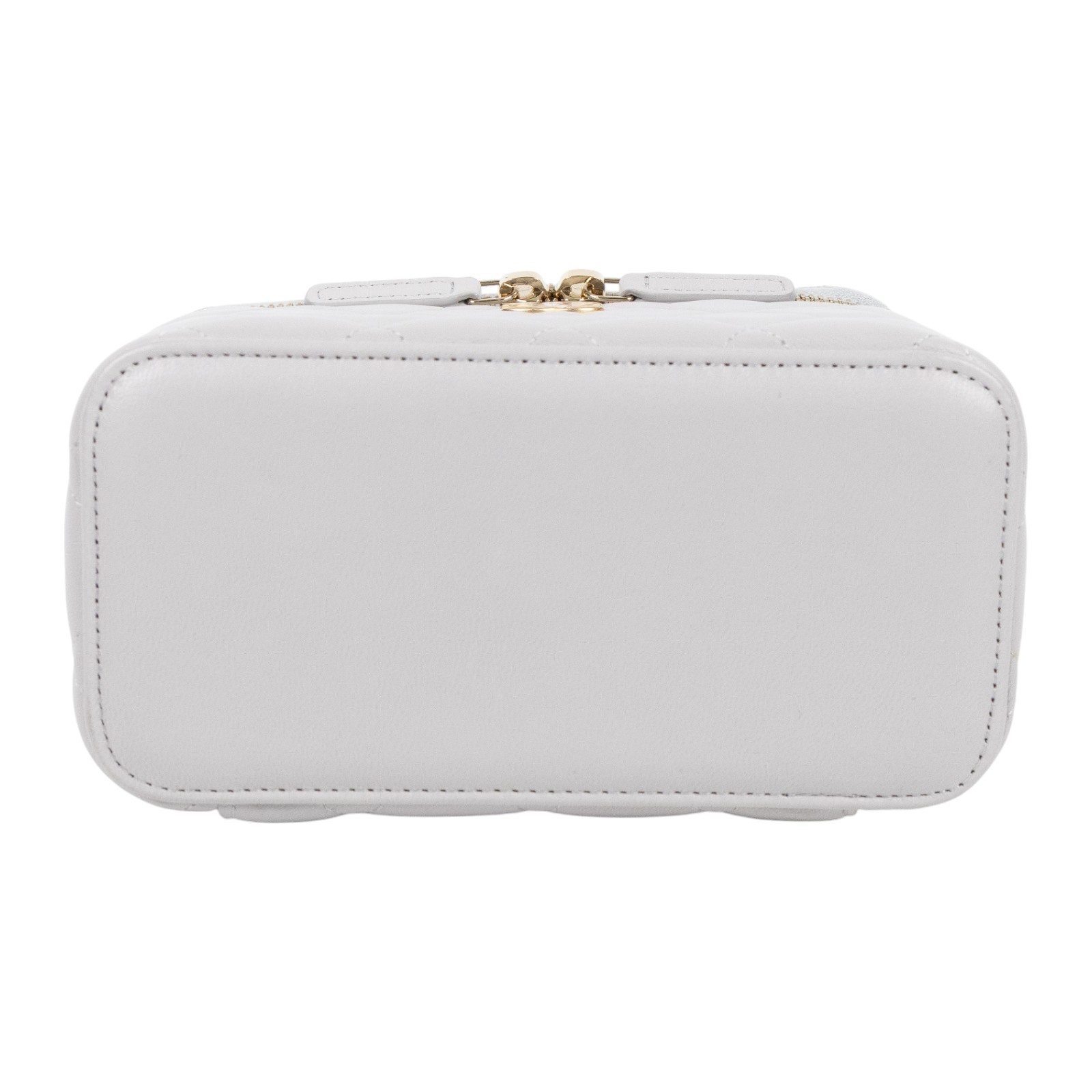 香奈兒 CHANEL Vanity Case 化妝箱 AP2199 31開淺灰羊VANITY CASE化妝包 防塵袋/保證卡