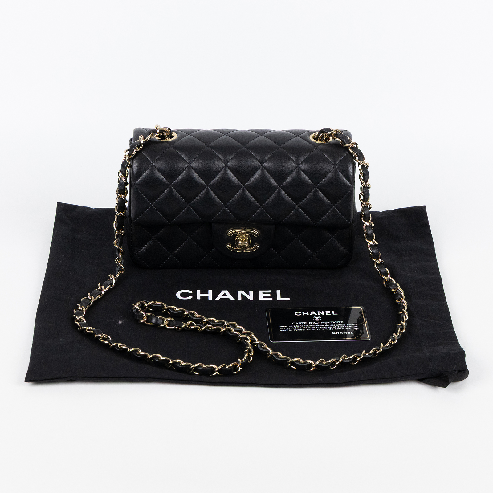 香奈兒 CHANEL CF 迷你 口蓋包 A69900 30開黑羊COCO20 防塵袋/保證卡